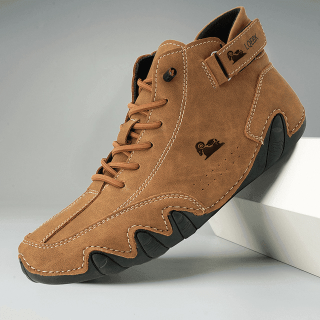 ⏰Promotion - 60% OFF🔥Barefoot Shoes Italian - Suede Velcro High Boots-Comfort & Reliable