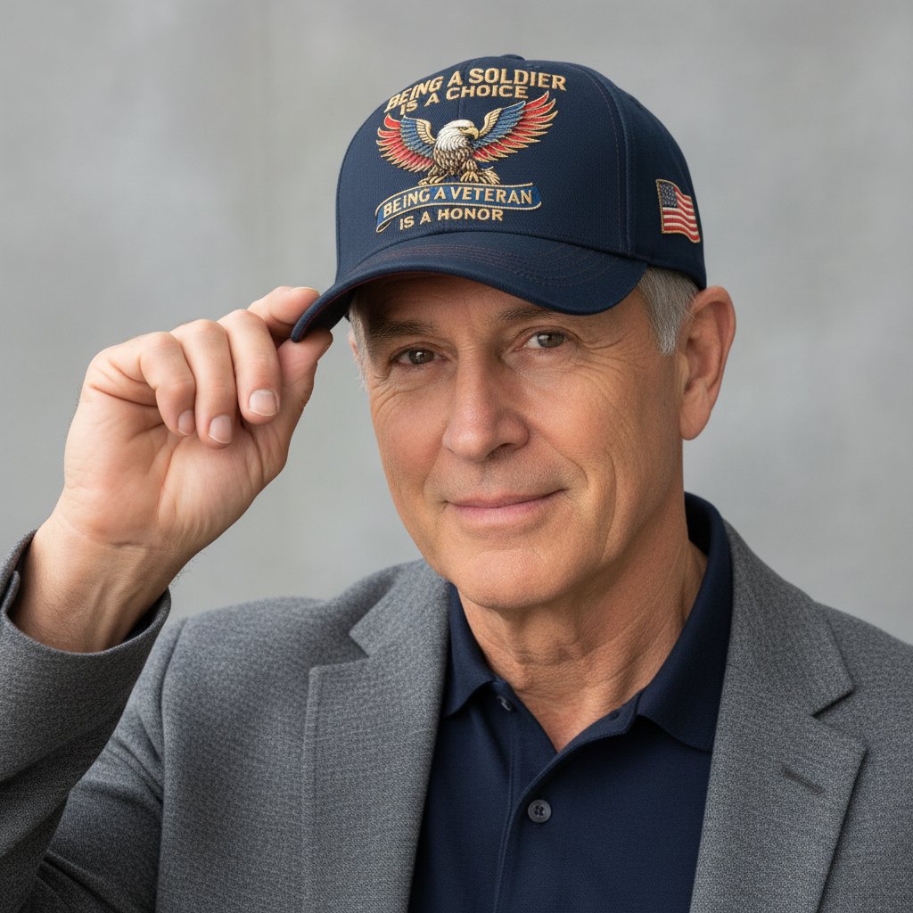 🦅“Being a Soldier⚔️Being a Veteran” Commemorative Cap🧢-Comfort & Reliable