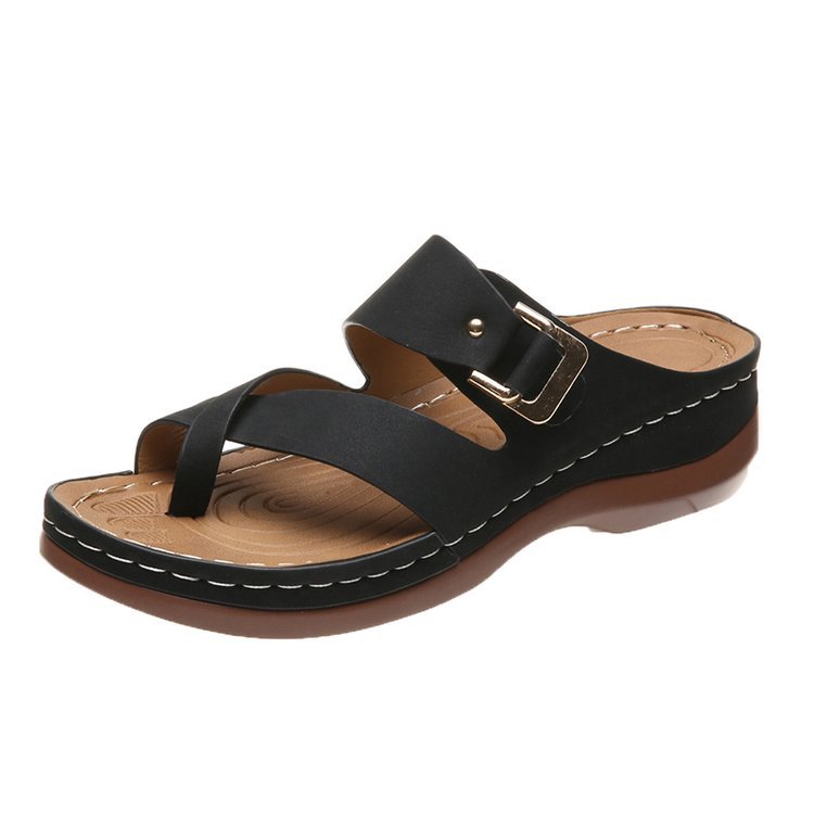 Women's Arch Support Casual Leather Sandals-Comfort & Reliable