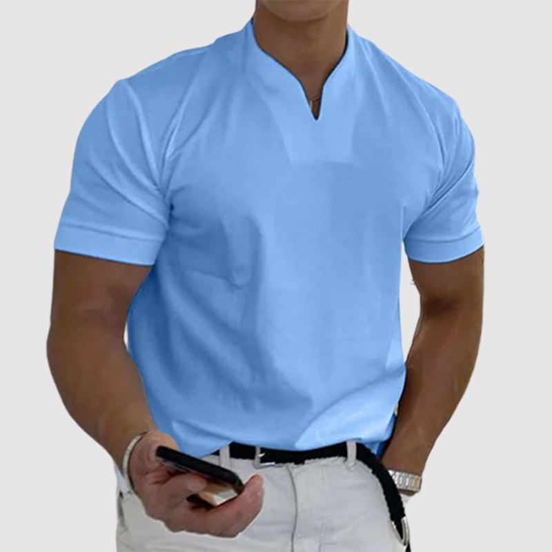 Gentlemans business Short Sleeve Fitness T-shirt-Comfort & Reliable