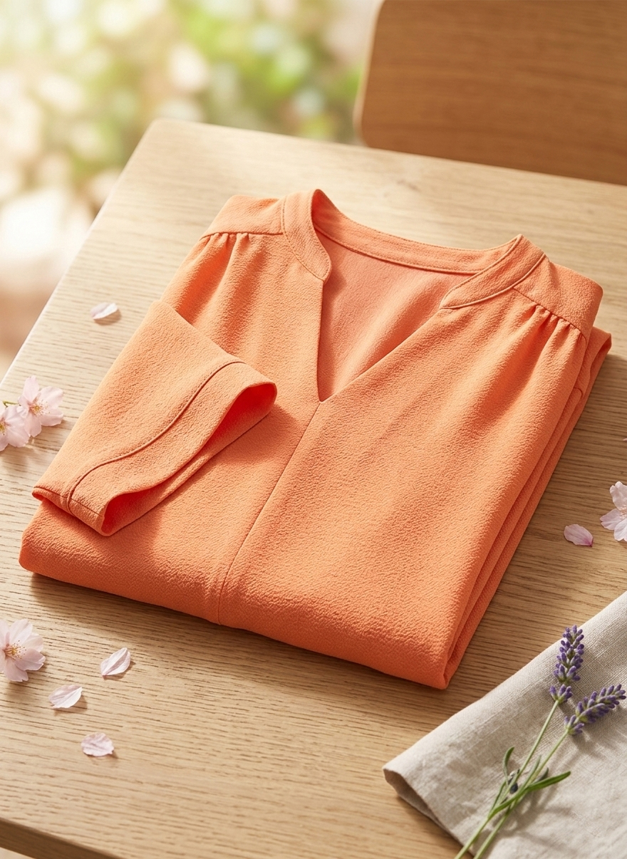 New Arrivals🔥 The Everyday Drape Notch-Neck Top