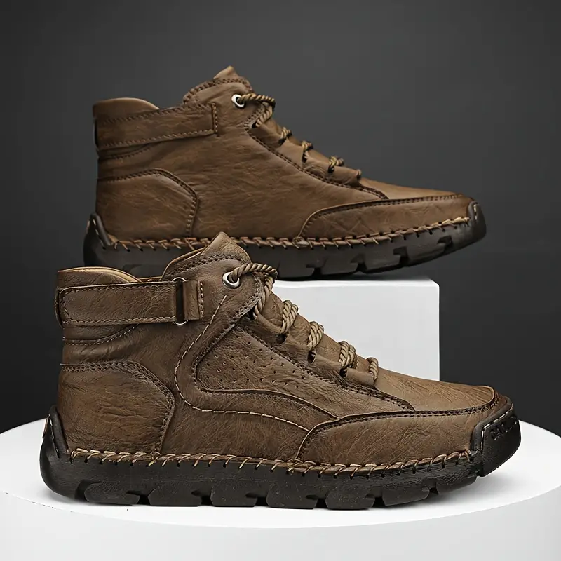 (🔥CLEARANCE SALE - 70% OFF) Men's Handcrafted Cowhide Shoes - Relieve Foot Pain-Comfort & Reliable
