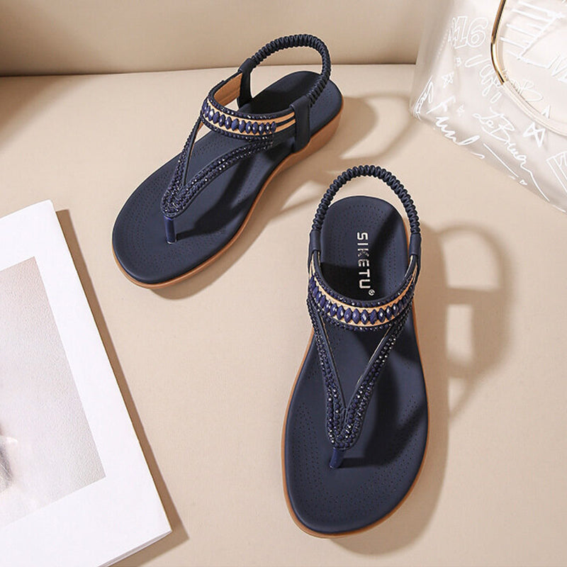 Women's Comfy Arch Support Flat Sandals - SIKETU-Comfort & Reliable