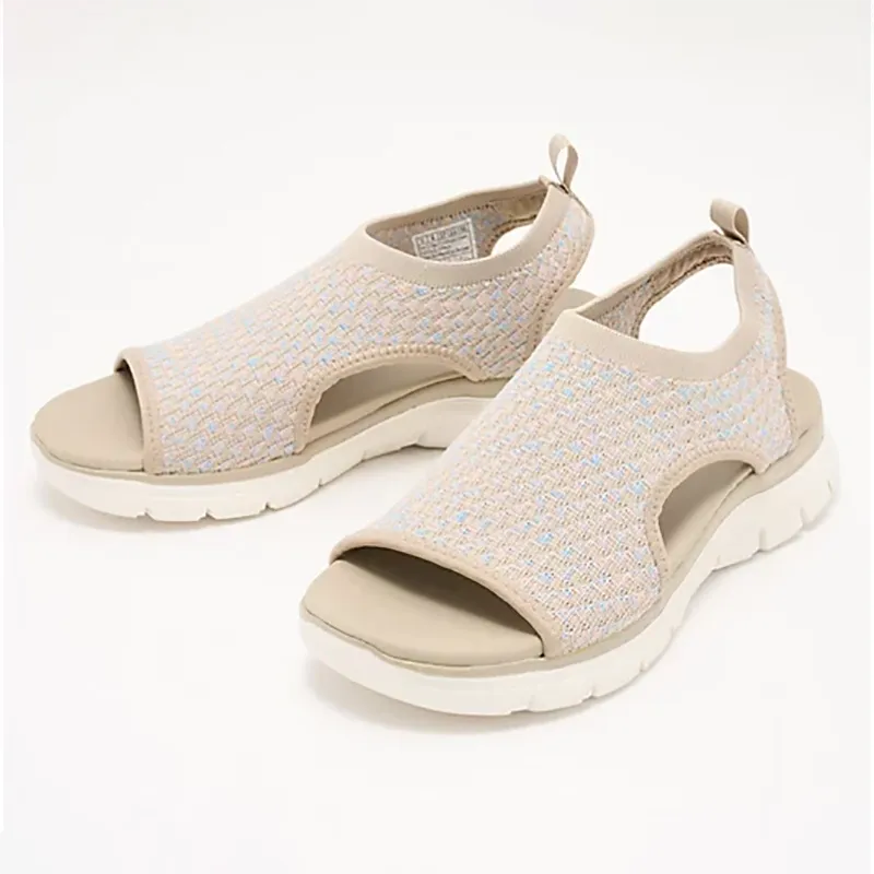 🔥LAST DAY 49% OFF -2025 Premium Elastic Mesh Knitted Orthotic Sandals-Comfort & Reliable