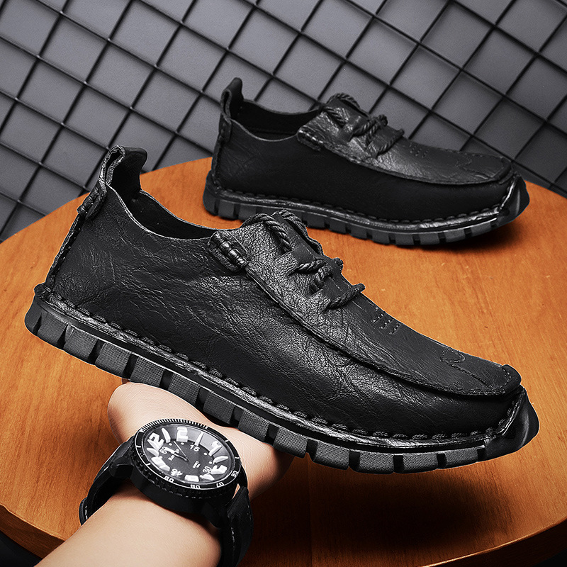 Handmade Men's sports non-slip soft-soled Cowhide leather shoes(Limited 70%off ⏰)-Comfort & Reliable