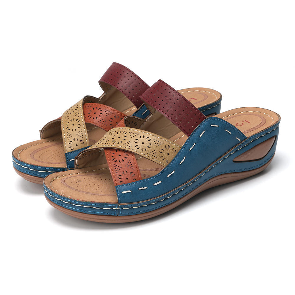 Women's Orthopedic Arch Support Wedge Slippers-Comfort & Reliable