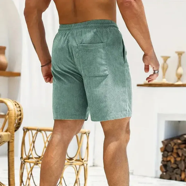 Men's corduroy shorts-Comfort & Reliable