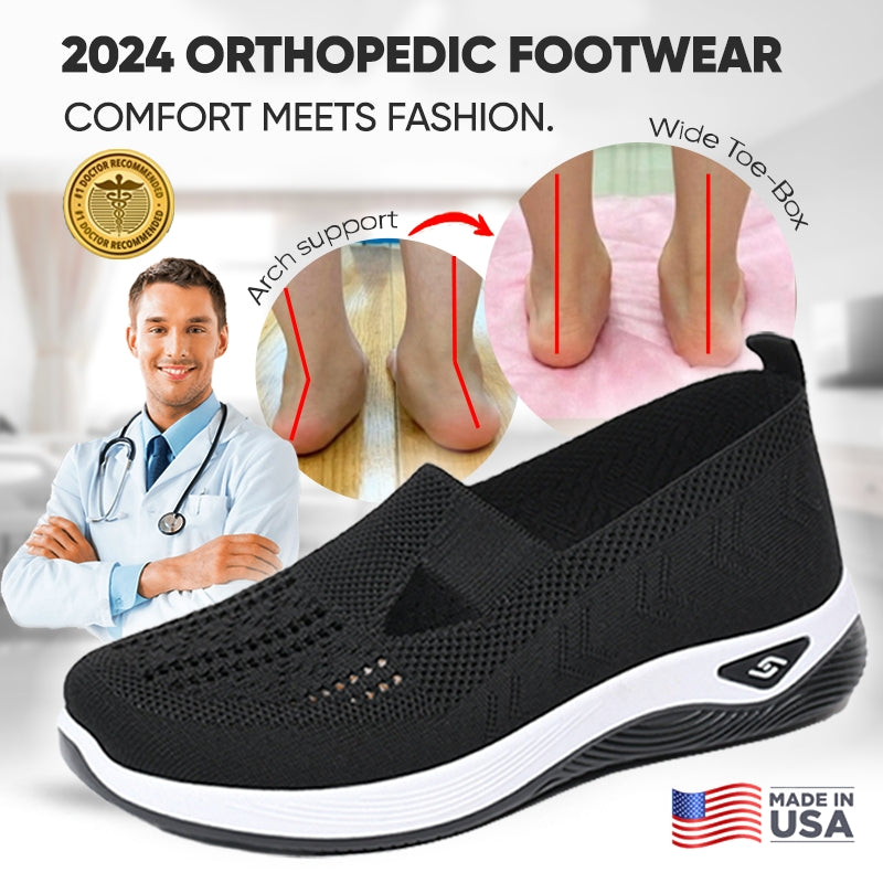 🔥Last Day 60% OFF -Women's Woven Orthopedic Soft Sole Shoes-Comfort & Reliable
