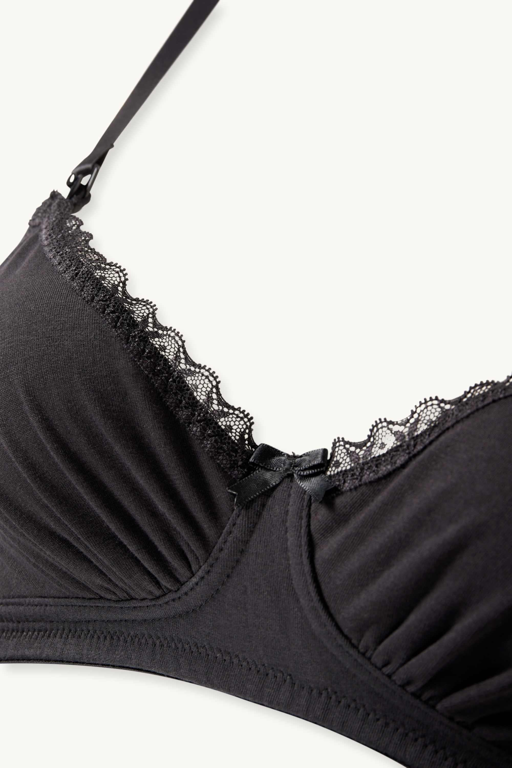 Multipack of 2 - non-wired nursing bra black