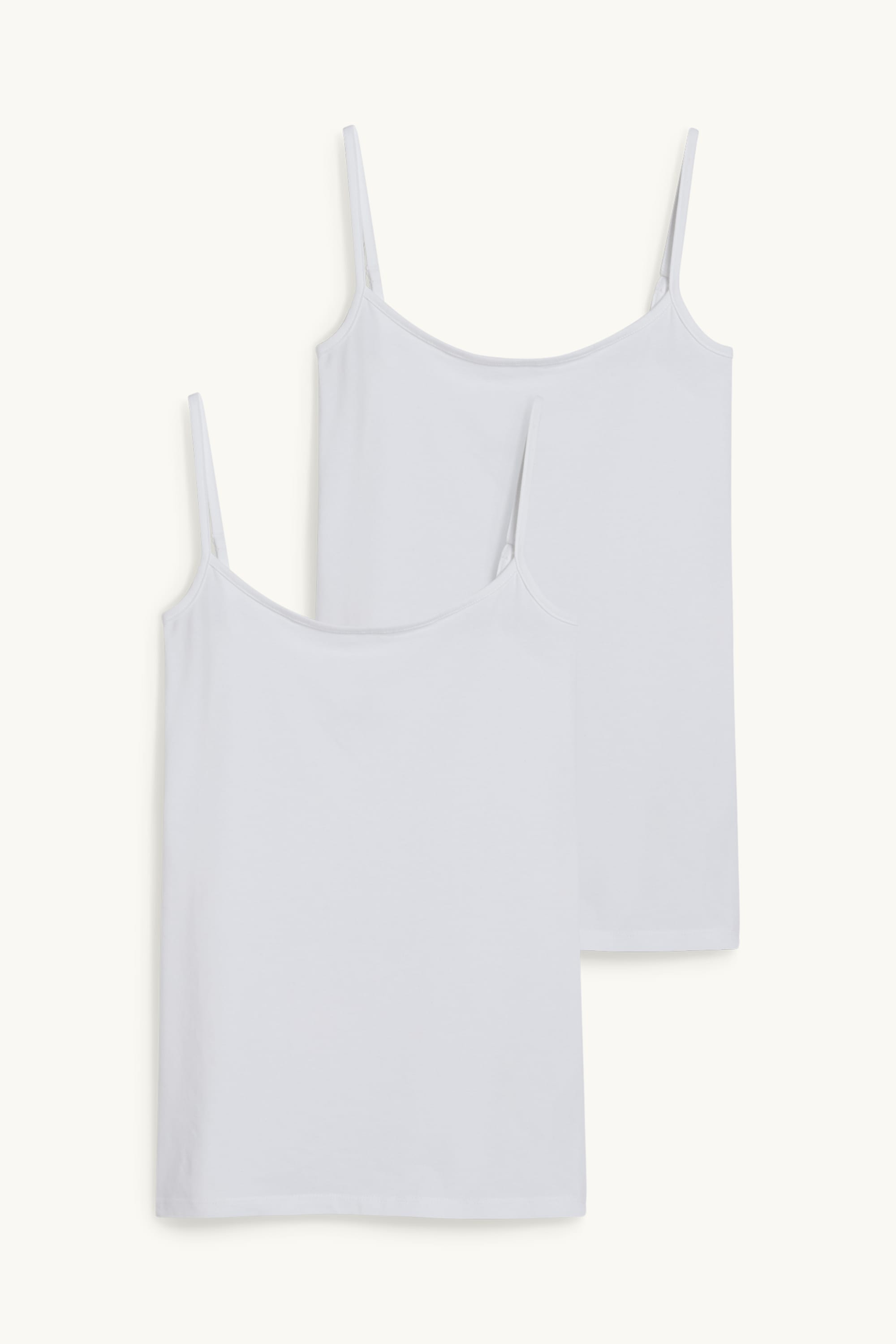 Multipack of 2 - basic top white