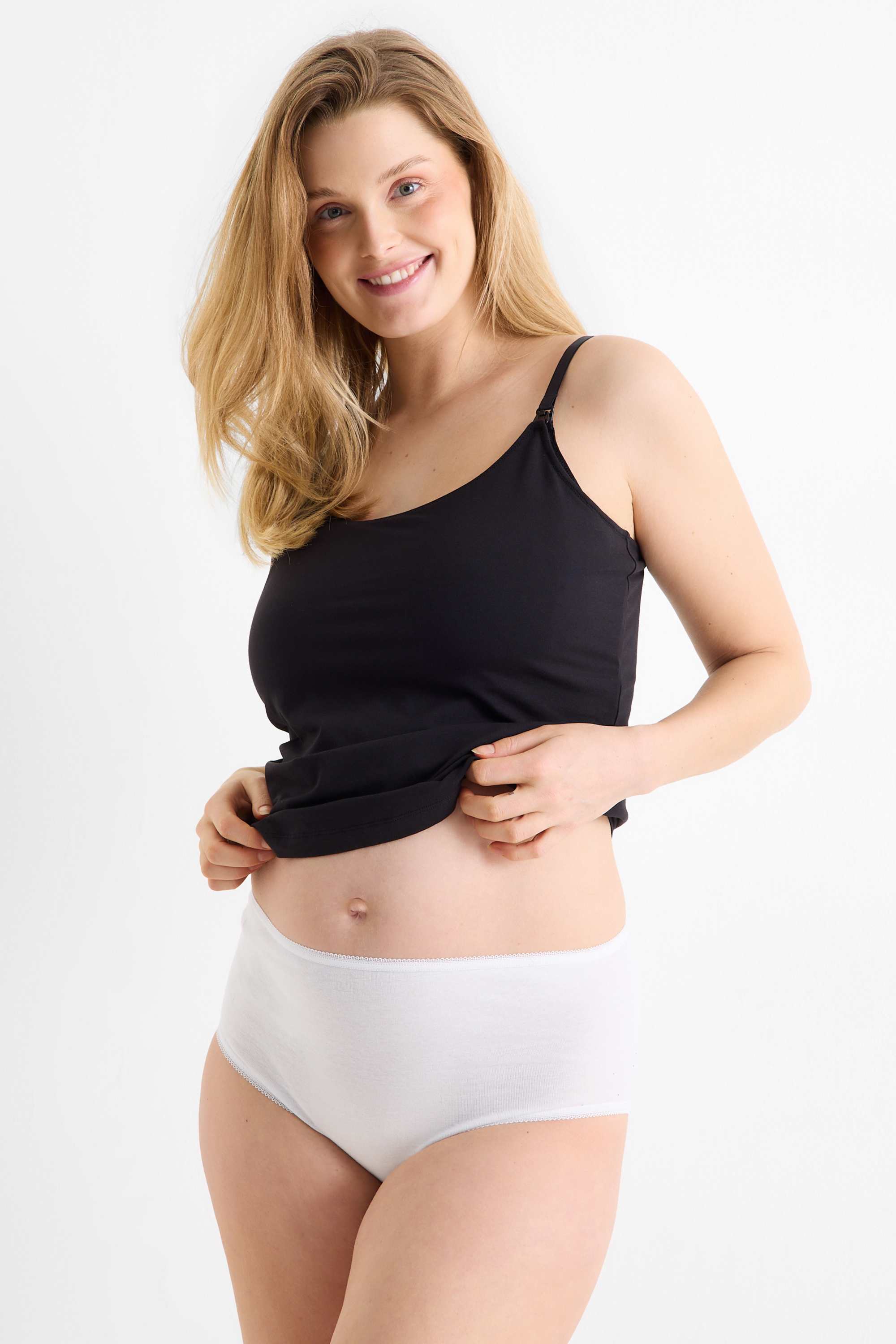 Multipack of 3 - maternity knickers white