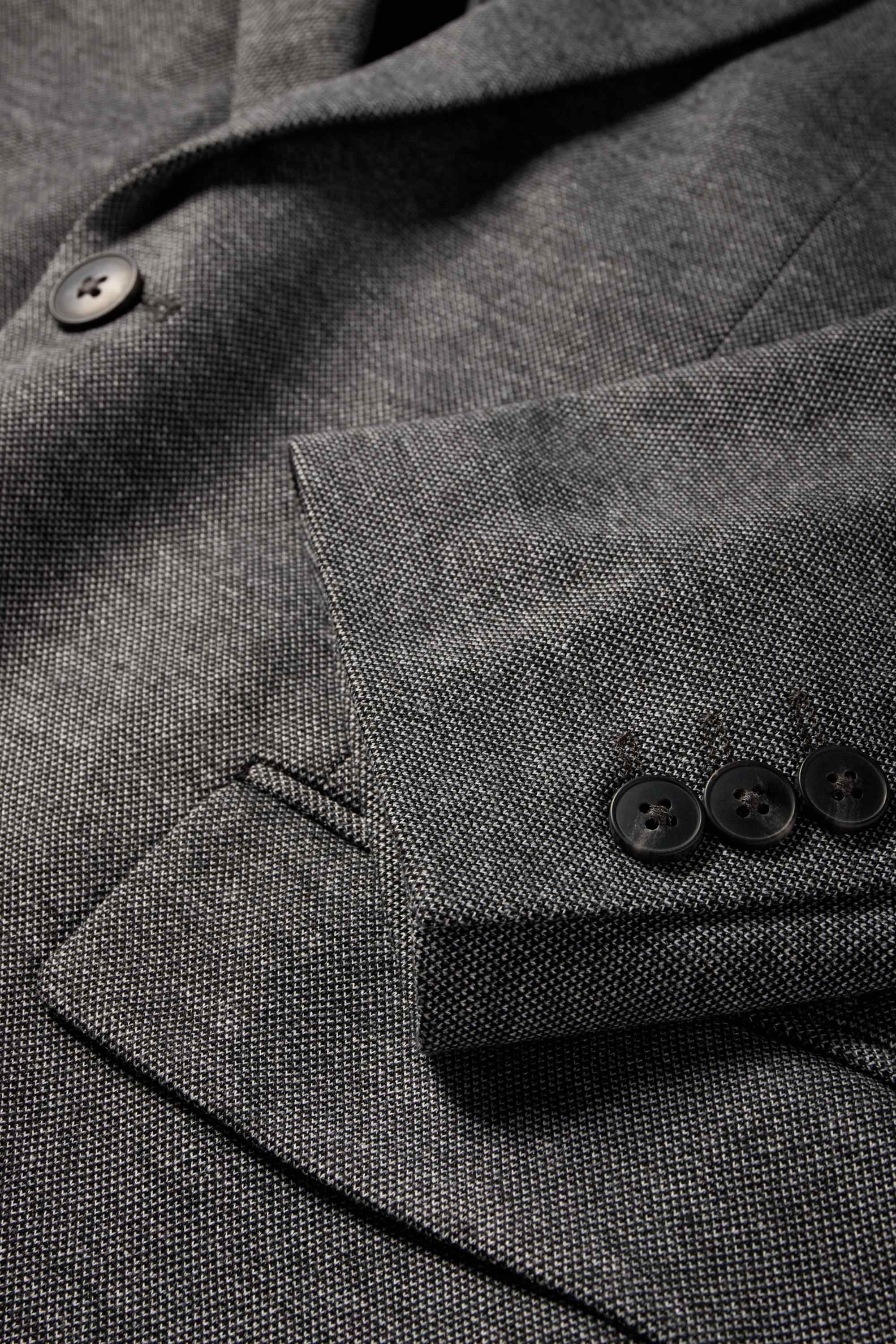 Tailored jacket - slim fit - Flex dark gray