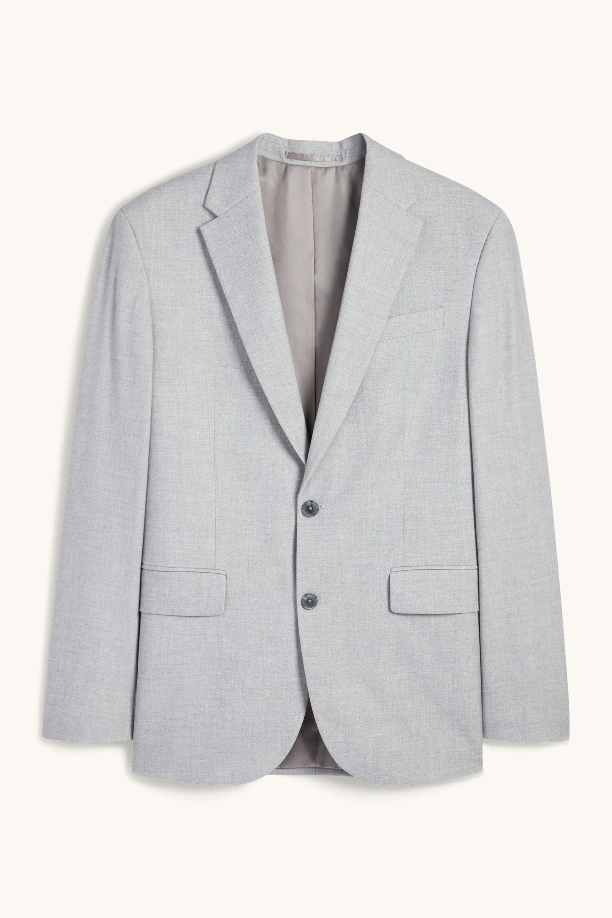 Mix & match tailored jacket - regular fit - Flex light gray