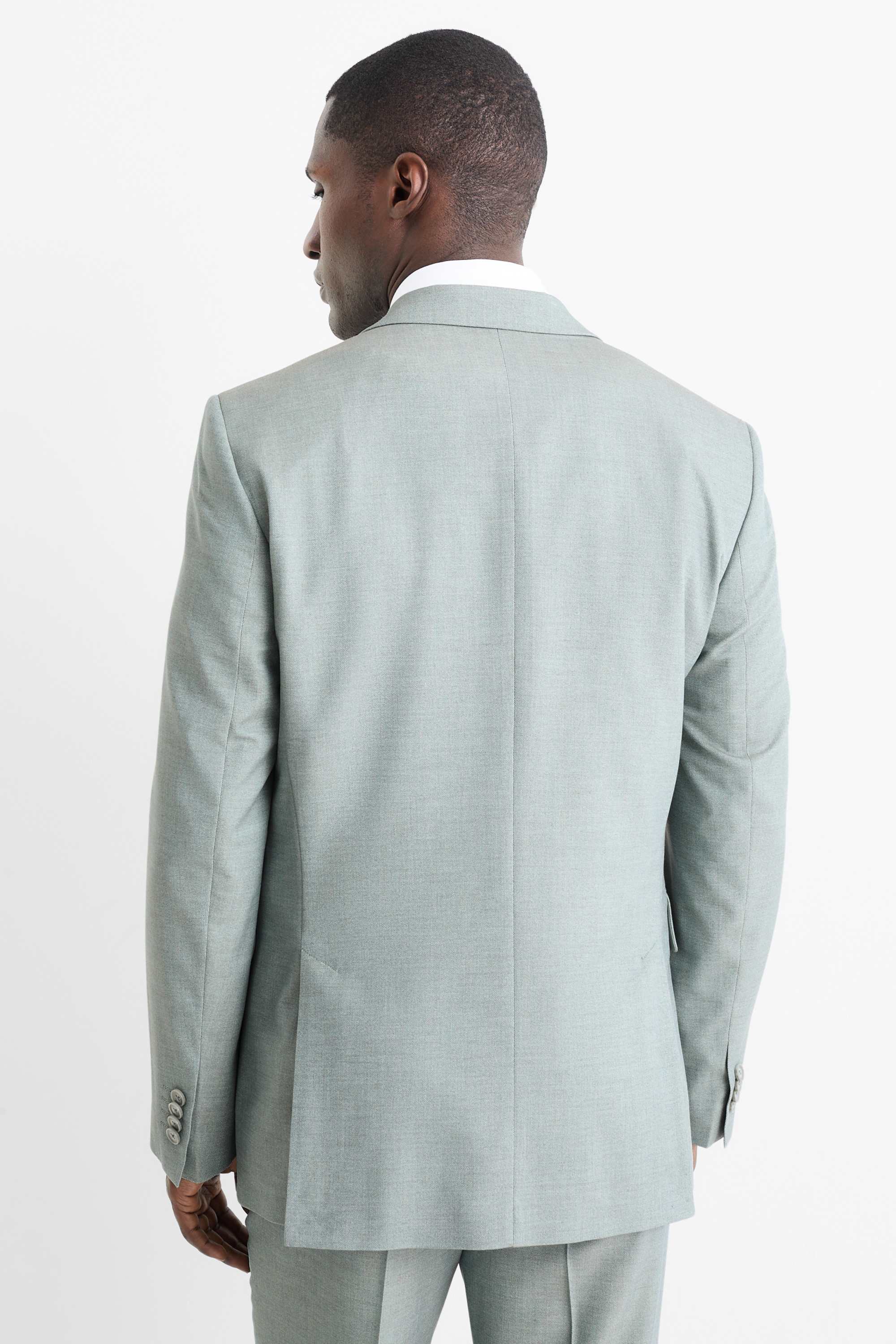 Mix & match tailored jacket - regular fit - Flex light green
