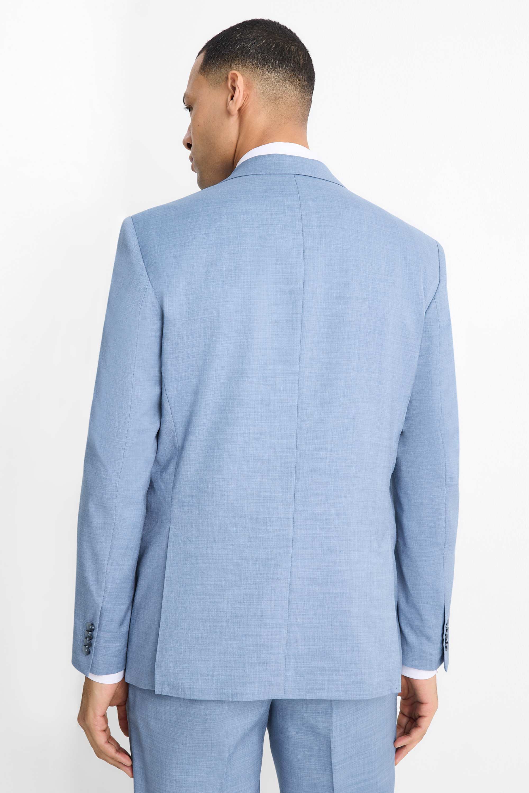 Mix & match tailored jacket - regular fit - stretch blue
