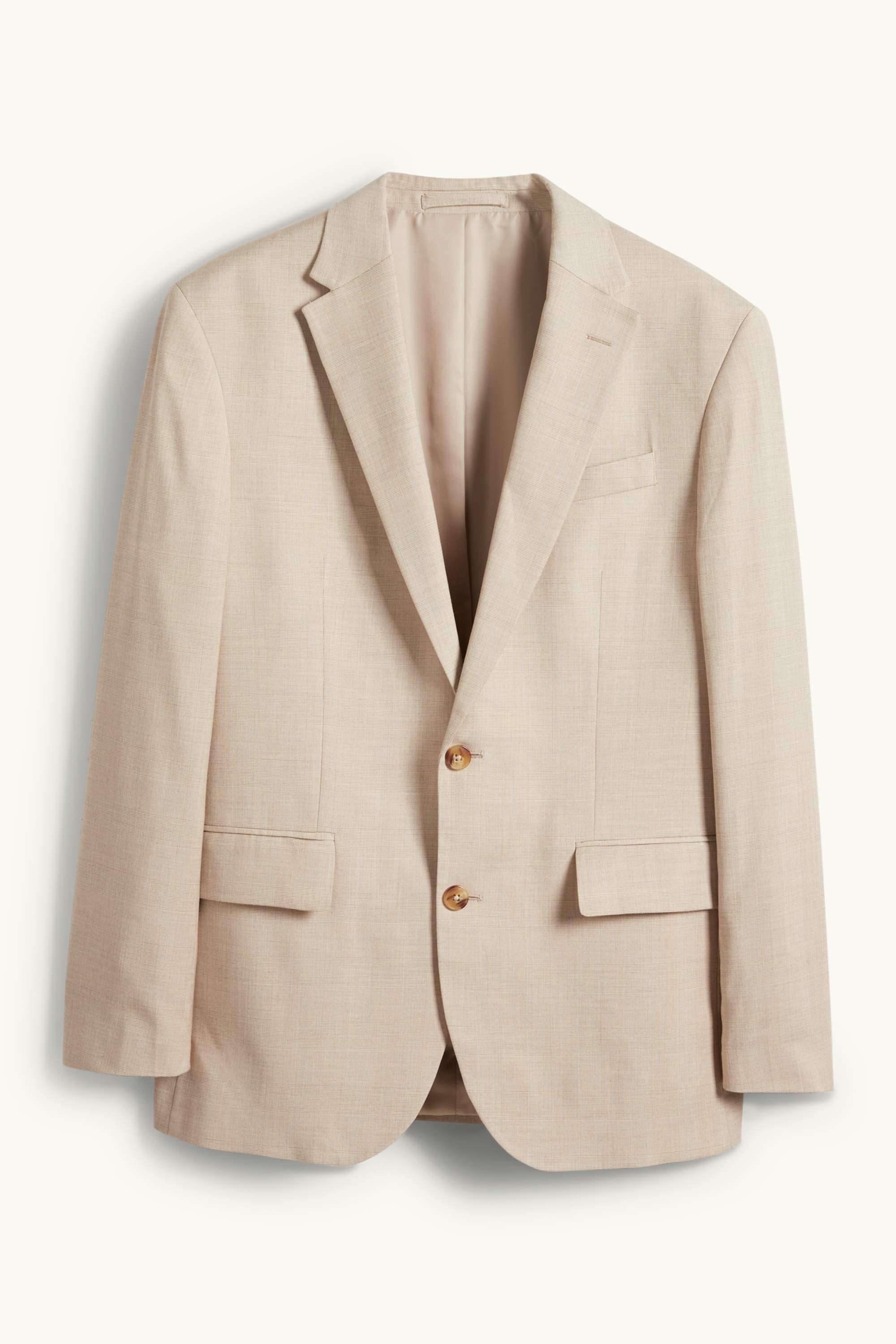 Mix & match tailored jacket - regular fit - stretch beige