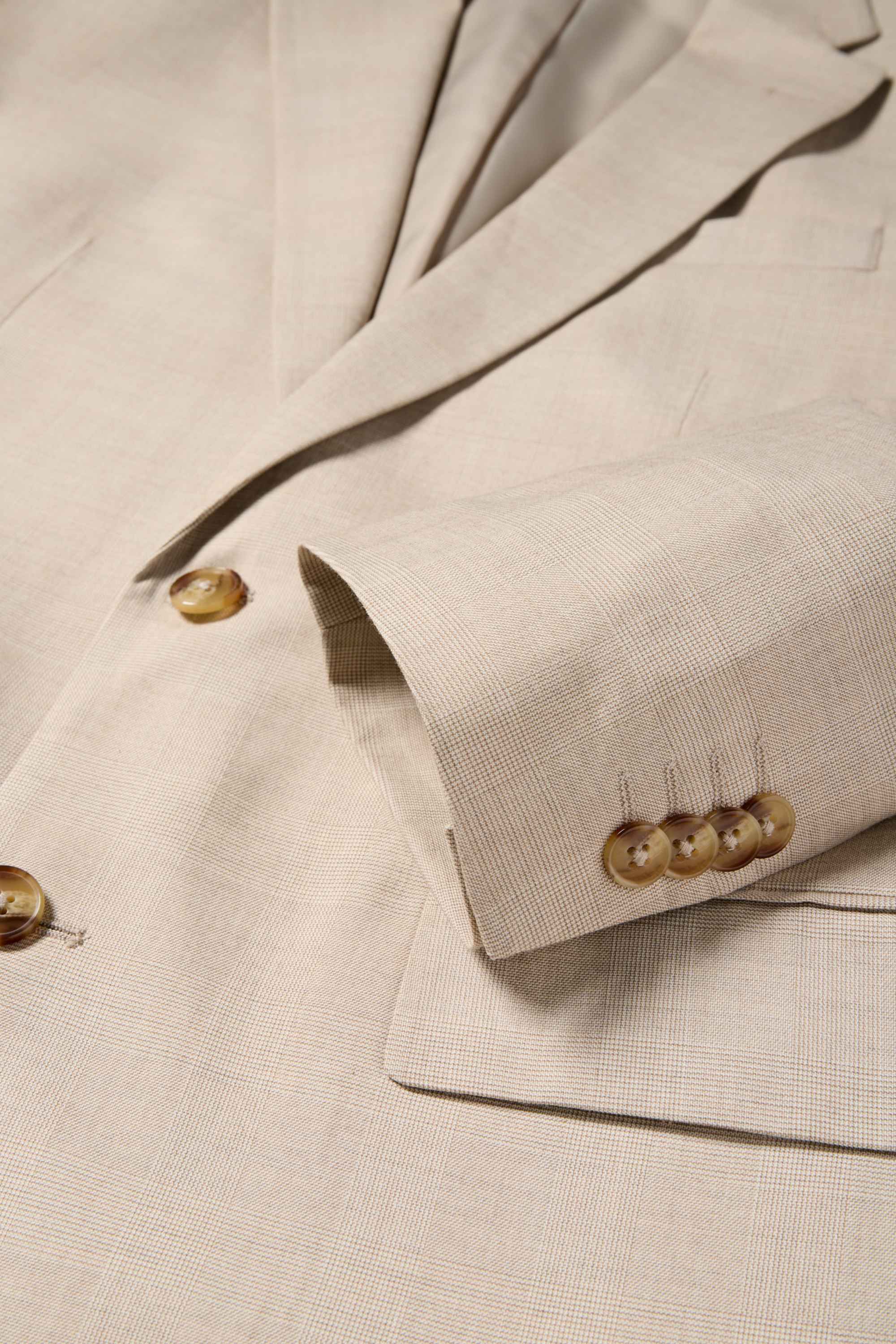 Mix & match tailored jacket - regular fit - stretch beige