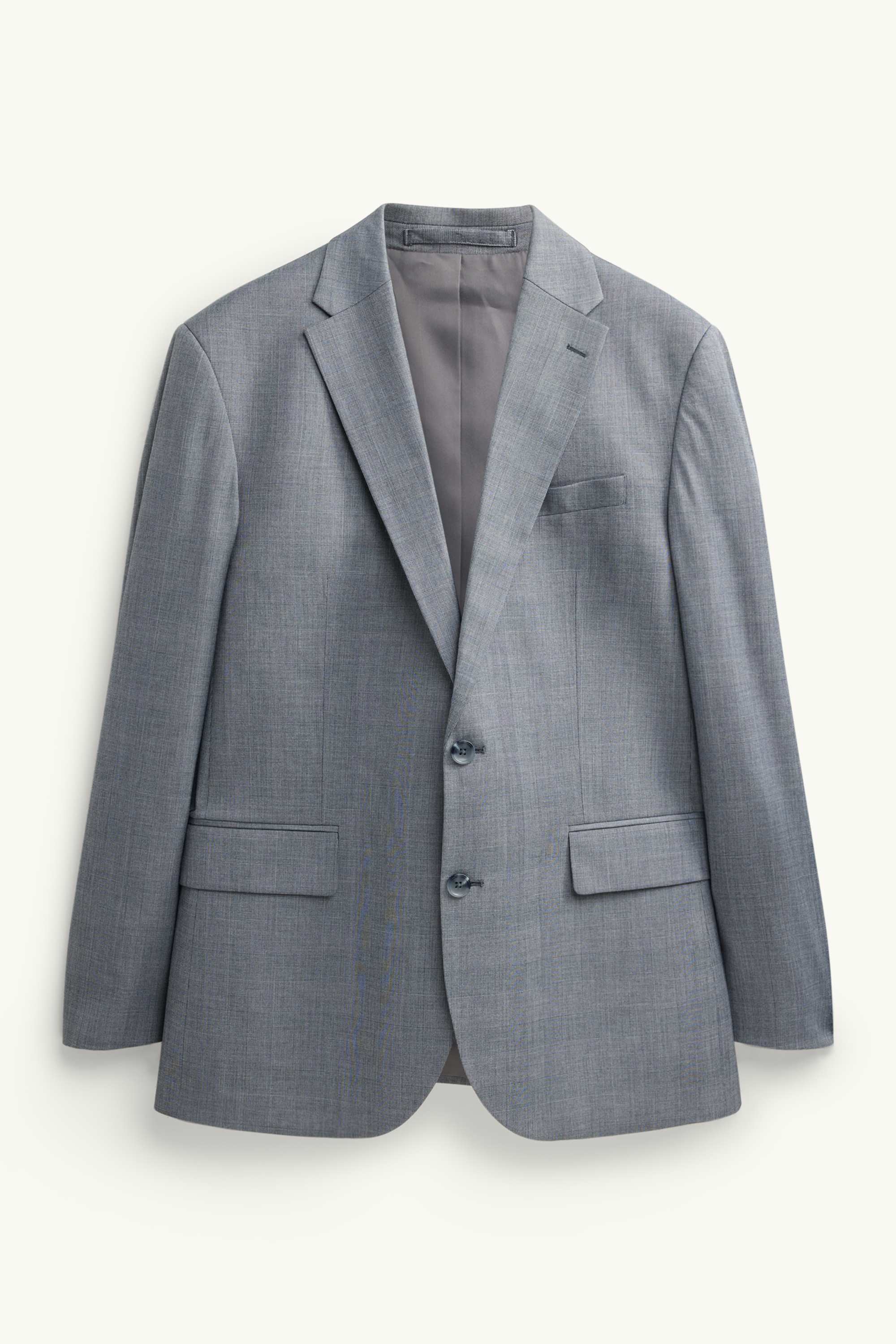 Mix & match tailored jacket - regular fit - stretch gray