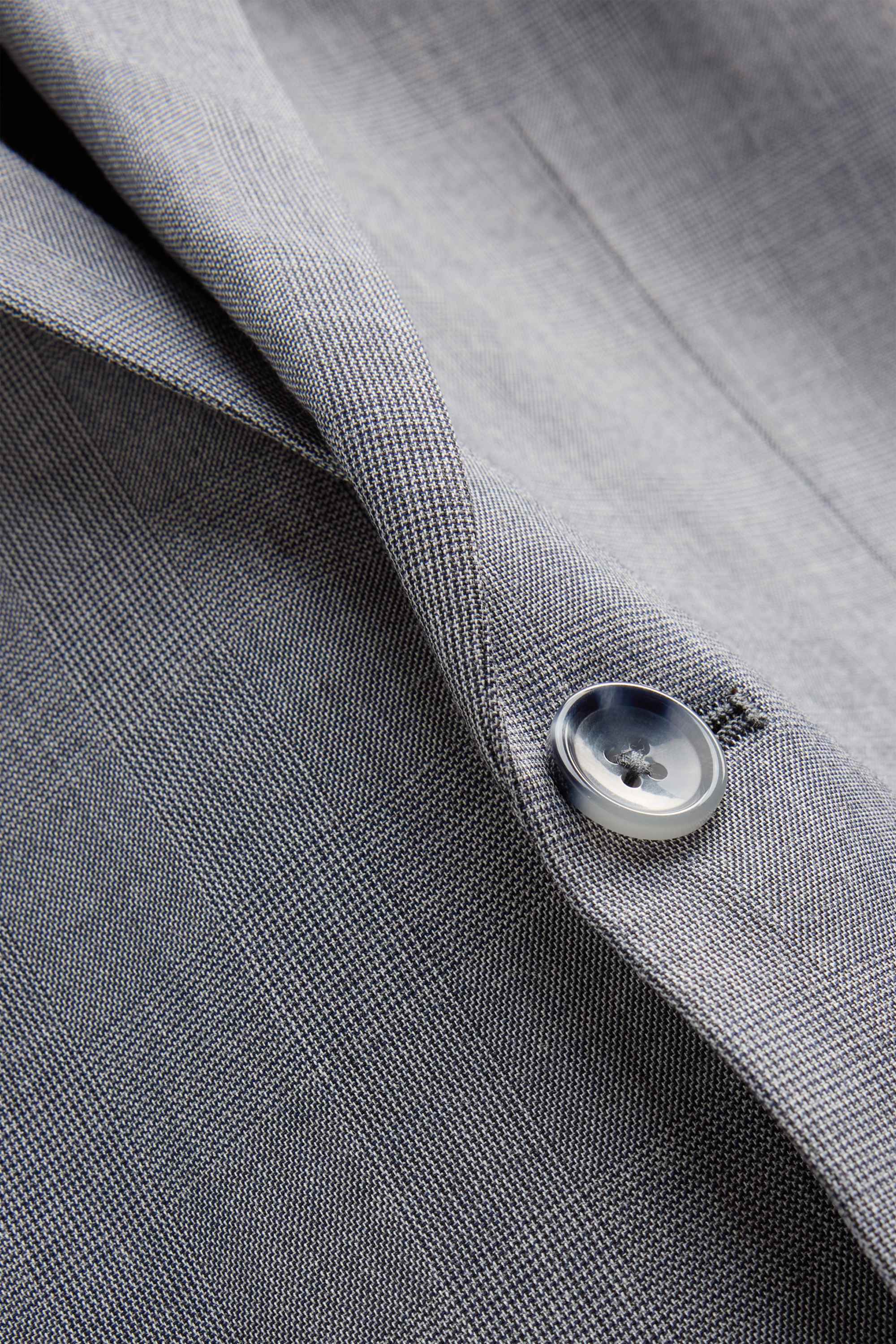 Mix & match tailored jacket - regular fit - stretch gray