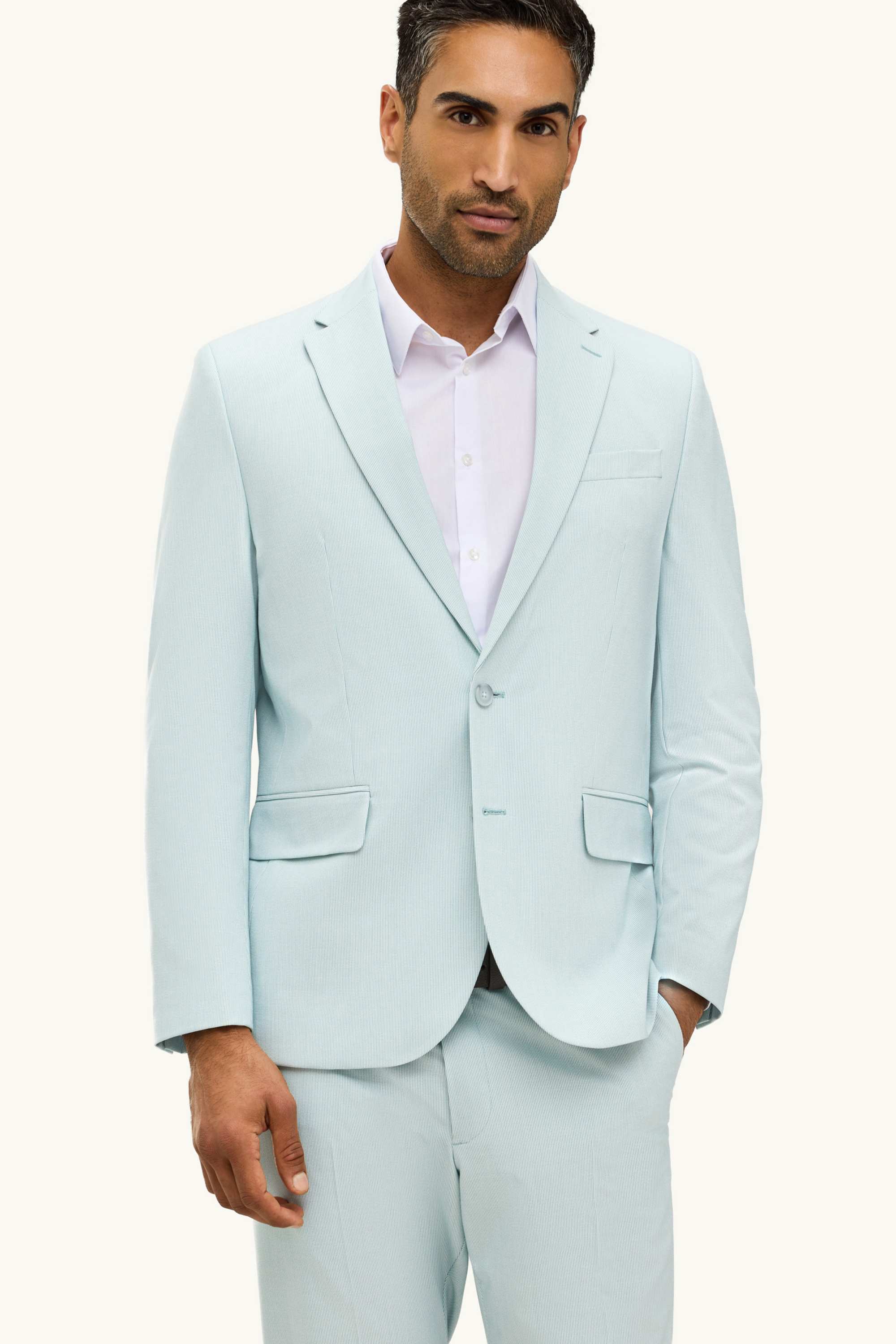 Mix & match tailored jacket - slim fit light green