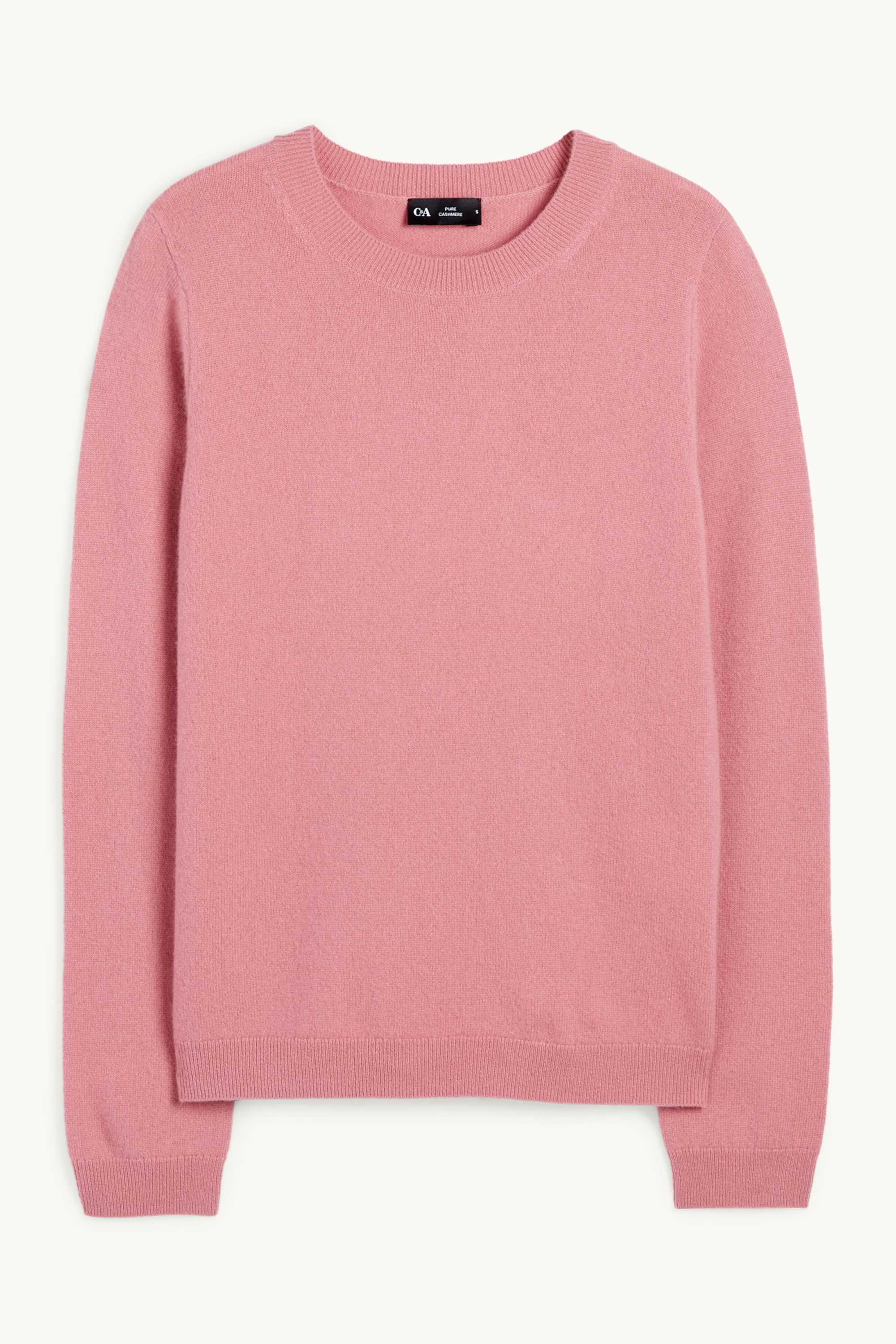 Cashmere jumper dark rose