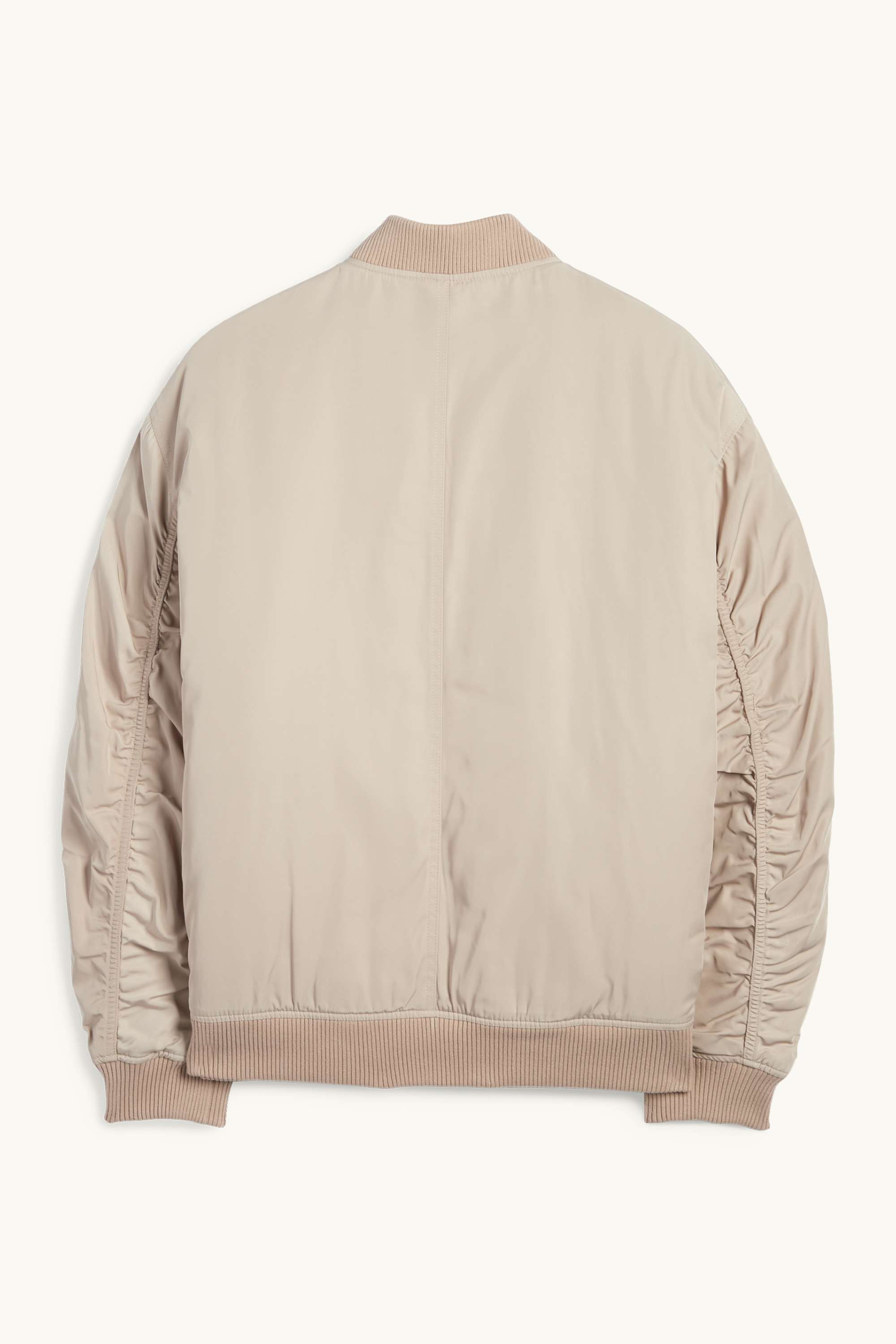 Bomber jacket - lined beige