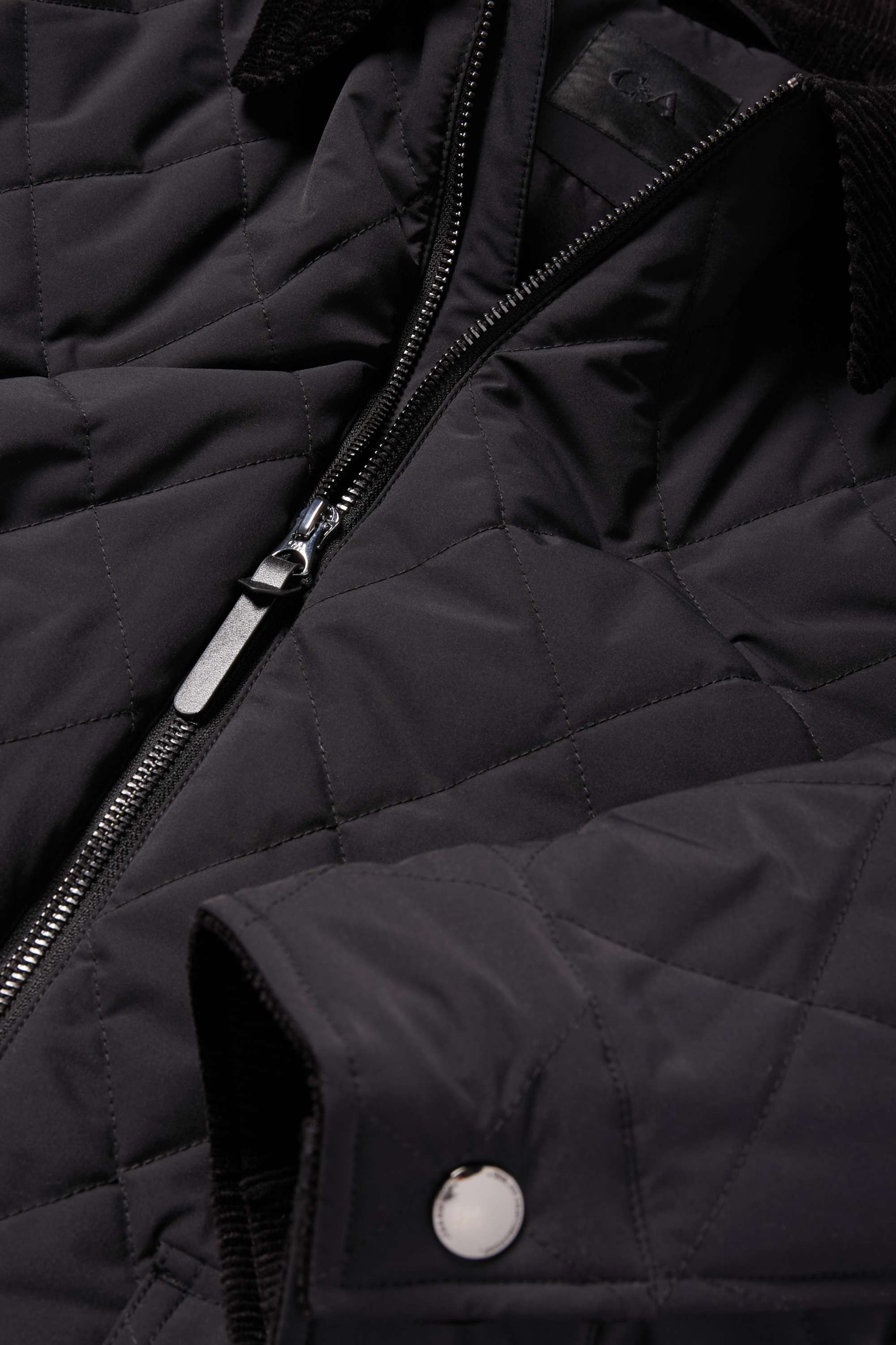 Quilted jacket black