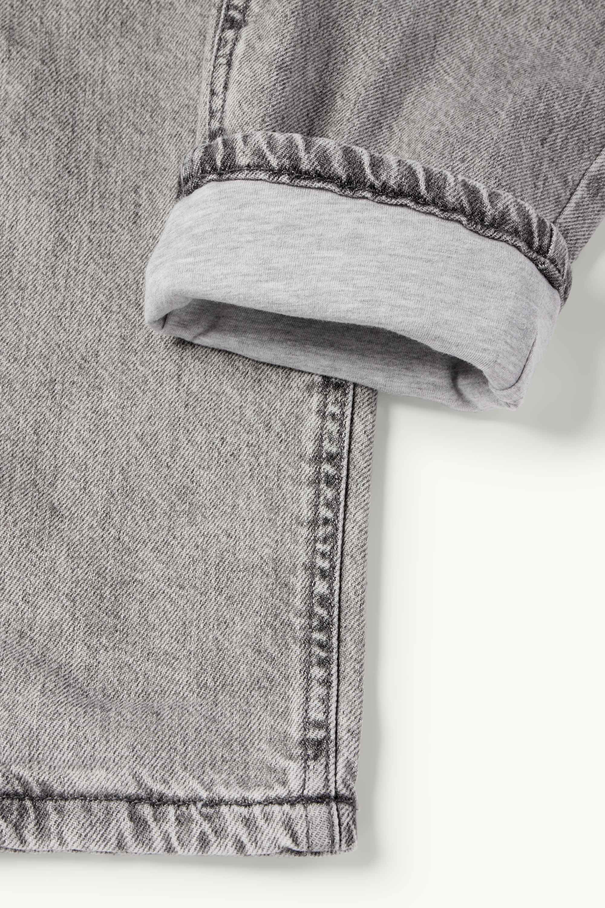 Loose fit jeans - thermal jeans denim-light gray