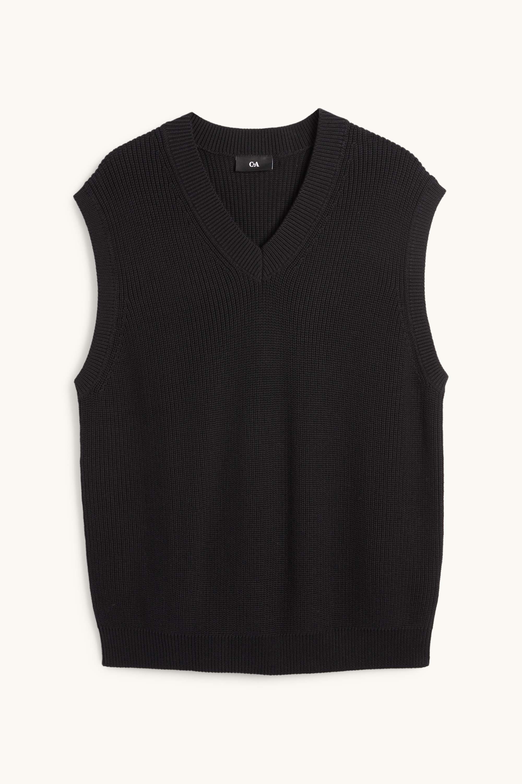 Slipover - ribbed black