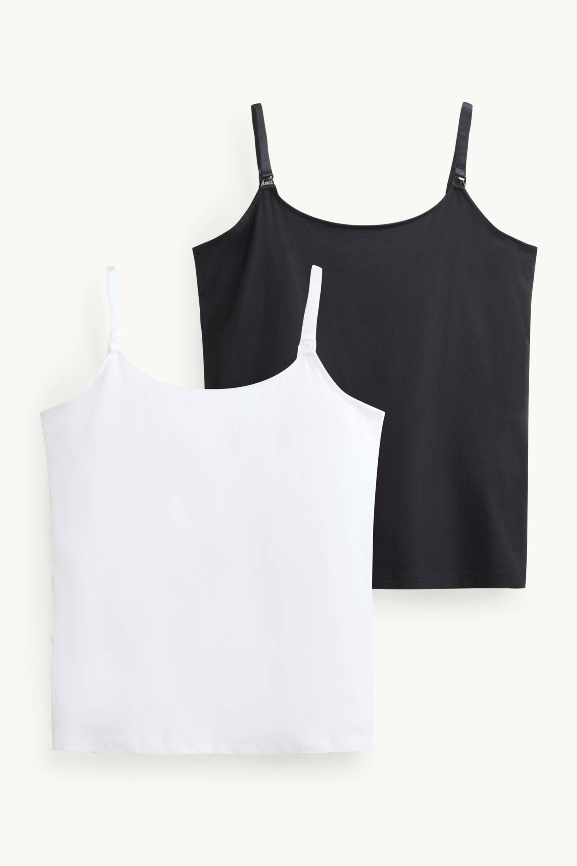 Multipack of 2 - nursing top black / white