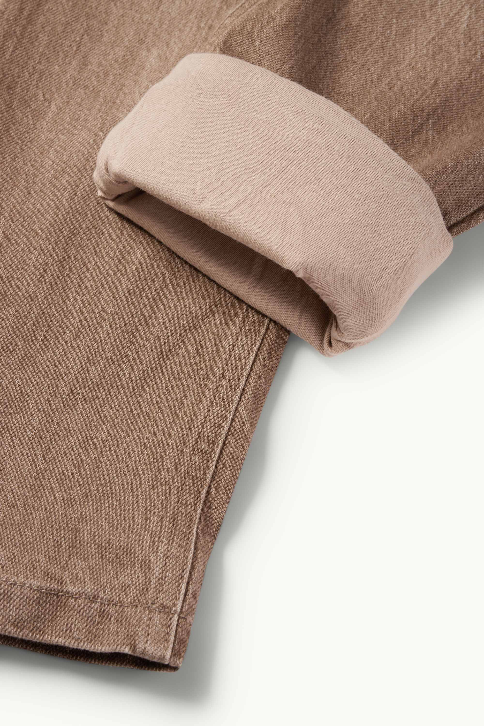 Loose fit jeans - thermal jeans gray-brown