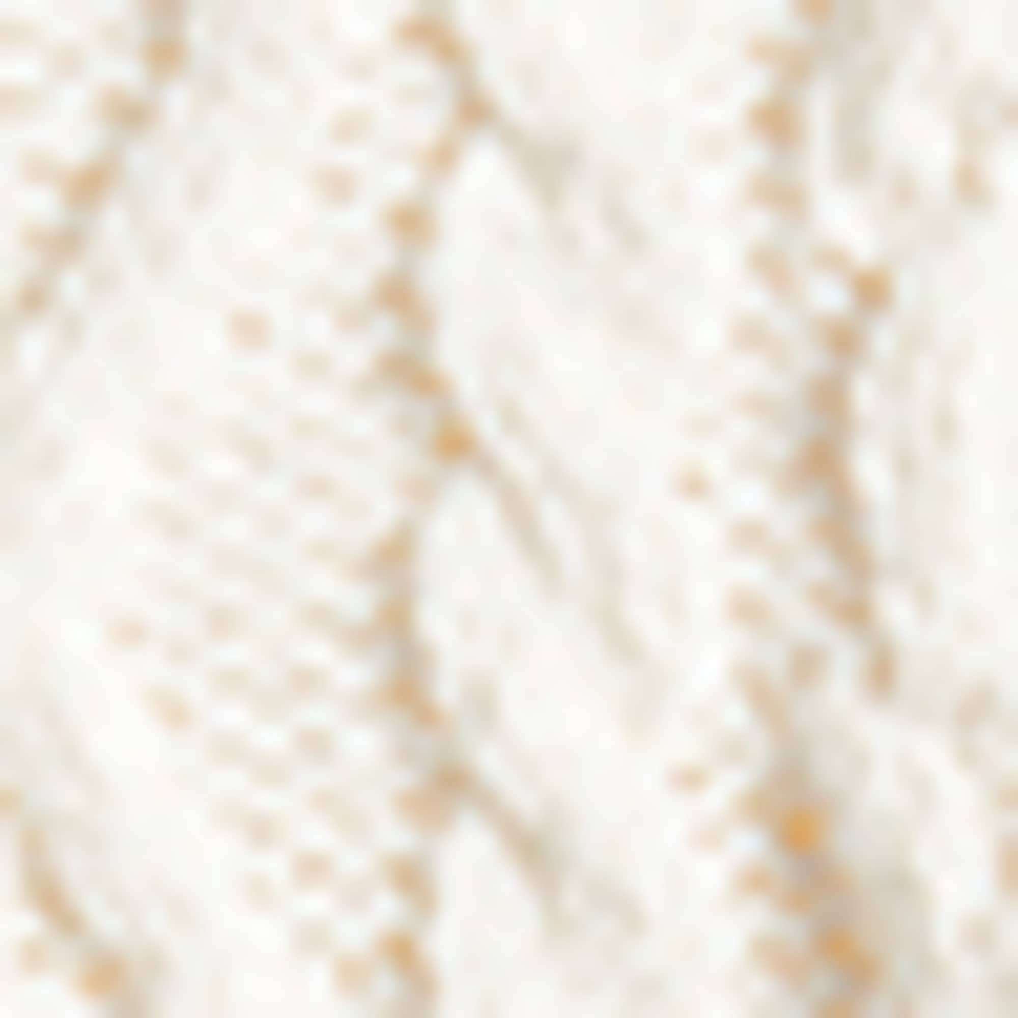 Baby jumper - broderie anglaise - cable knit pattern creme