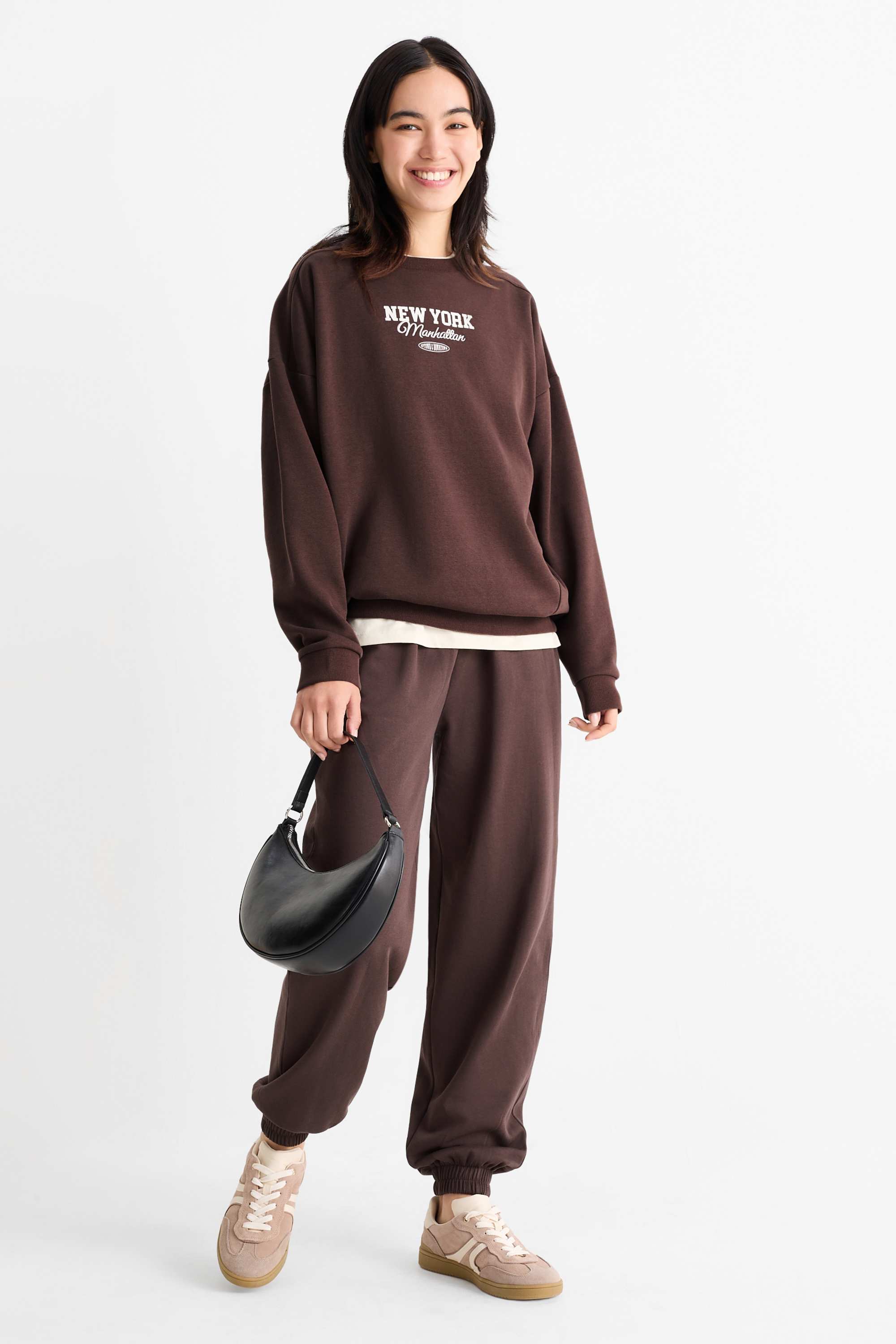 Joggers dark brown