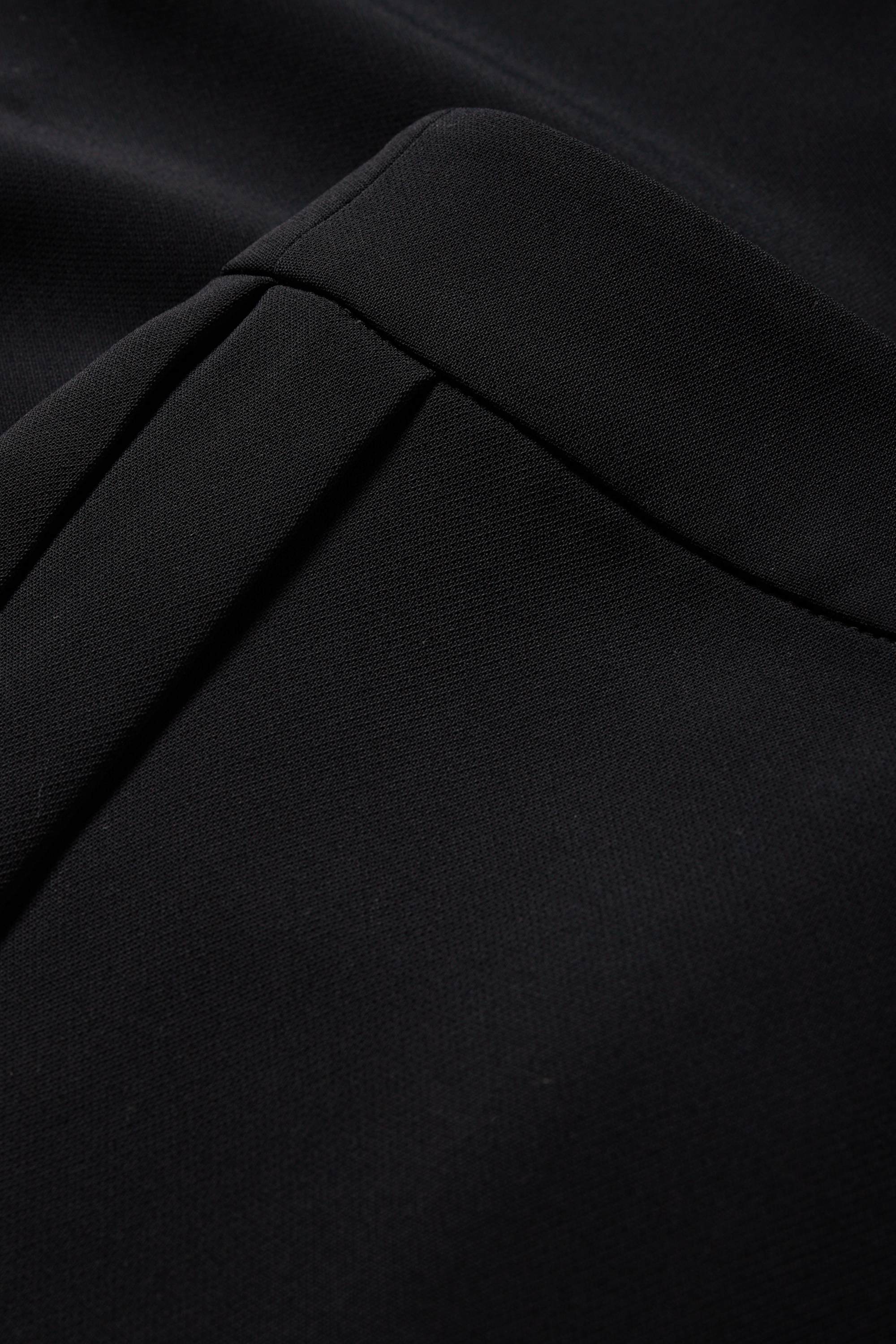 Business trousers - mid-rise waist - regular fit black