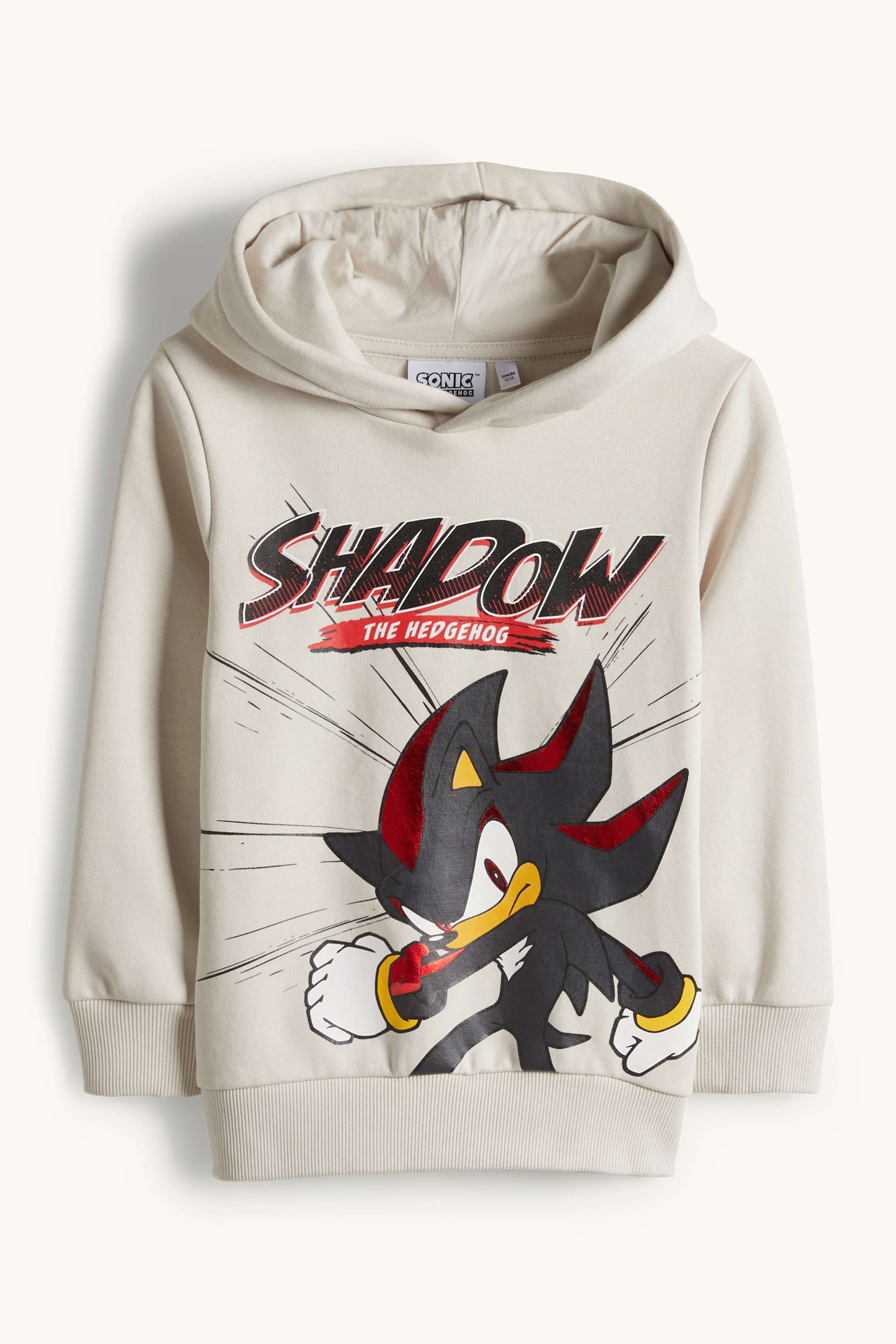Sonic - hoodie - shiny light beige