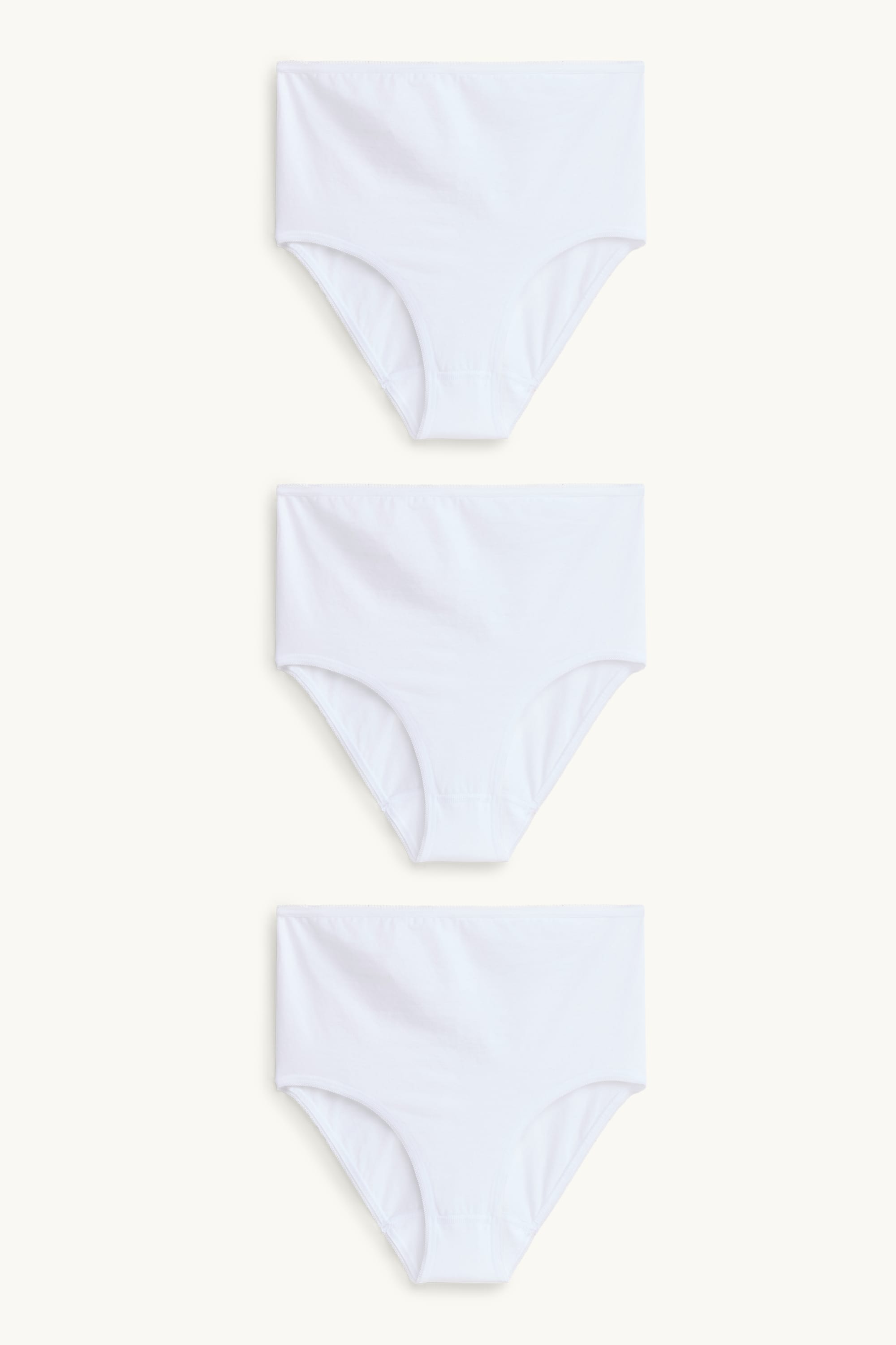 Multipack of 3 - maternity knickers white