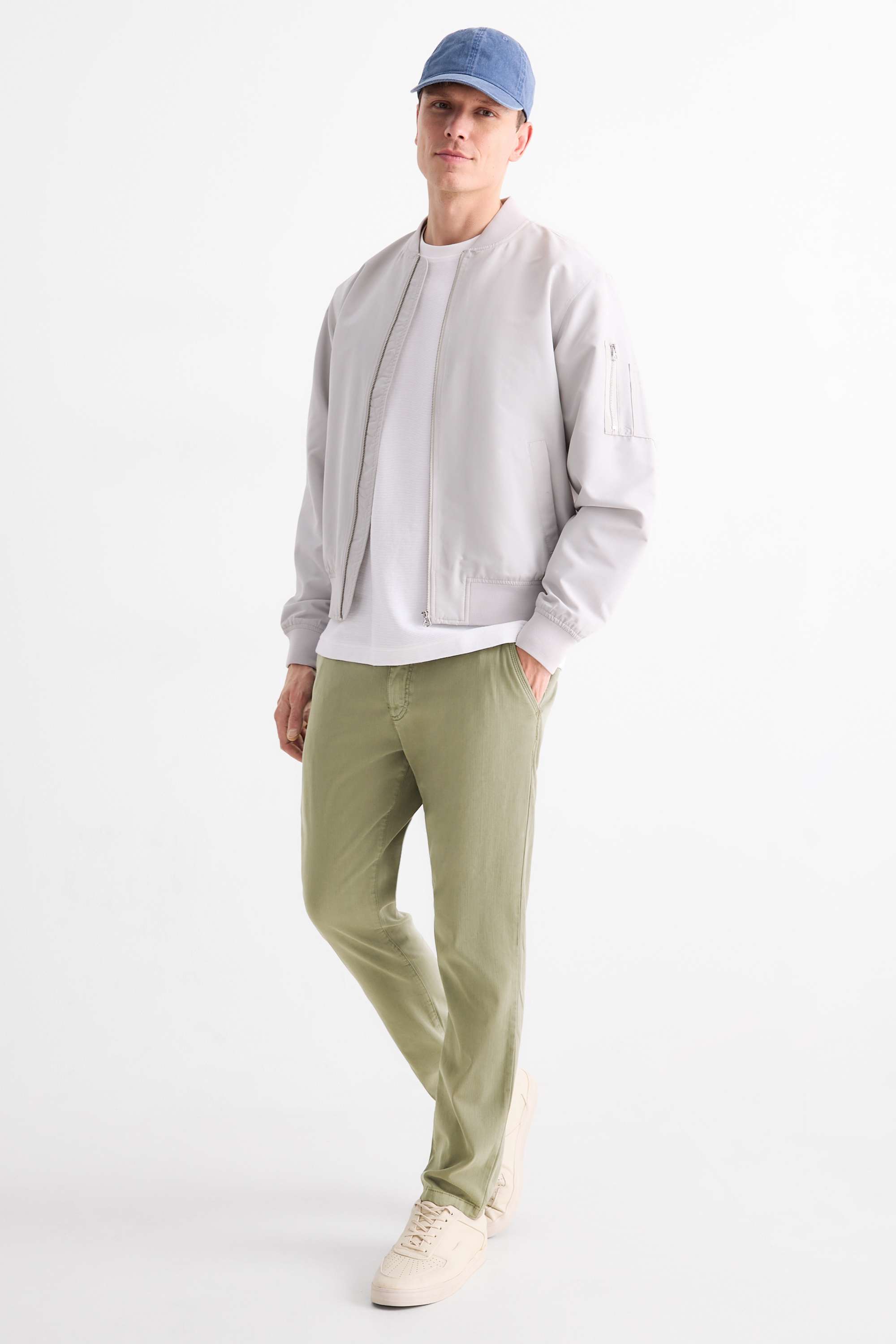 Chinos - slim fit green