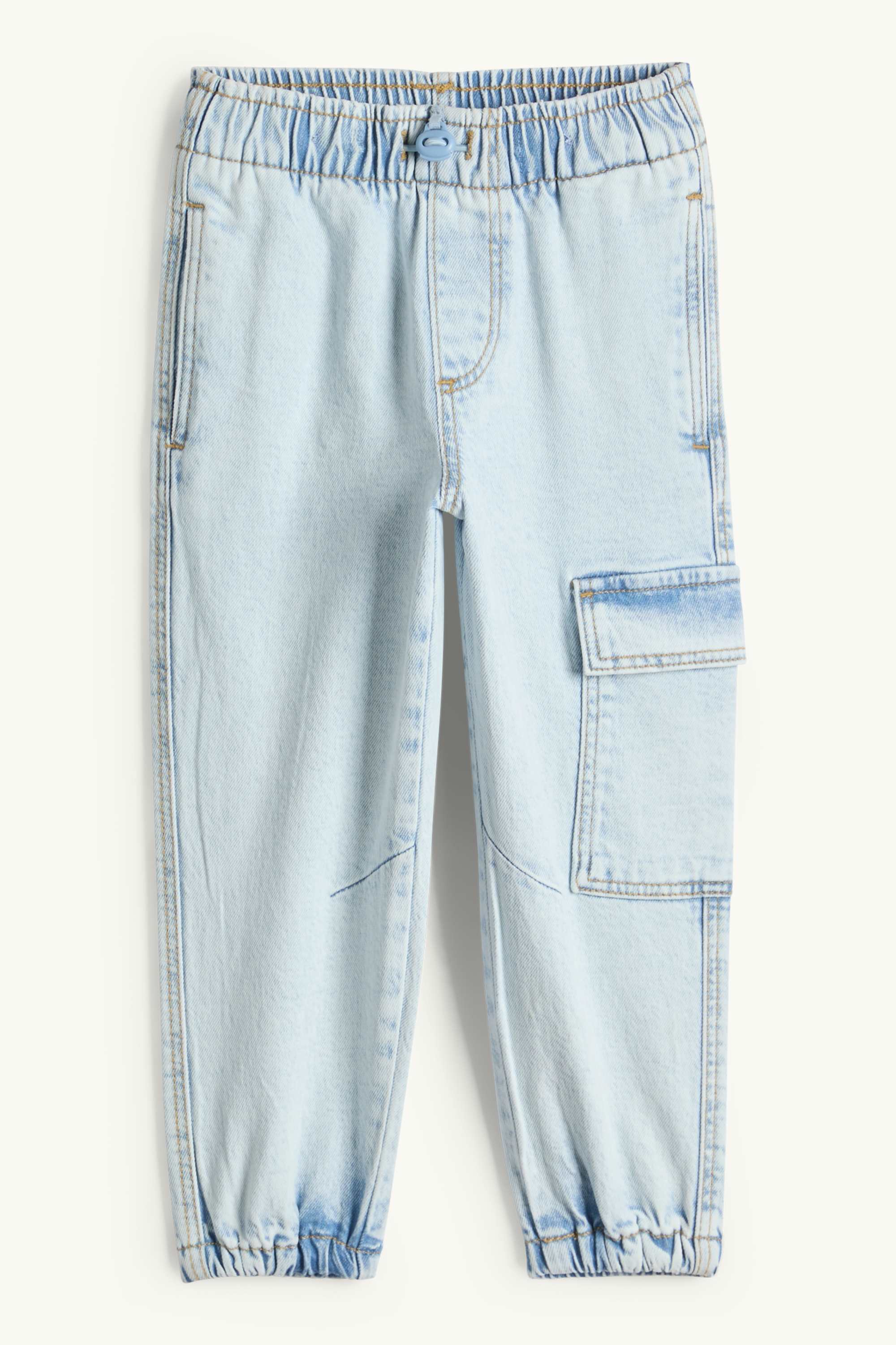 Cargo jeans light blue