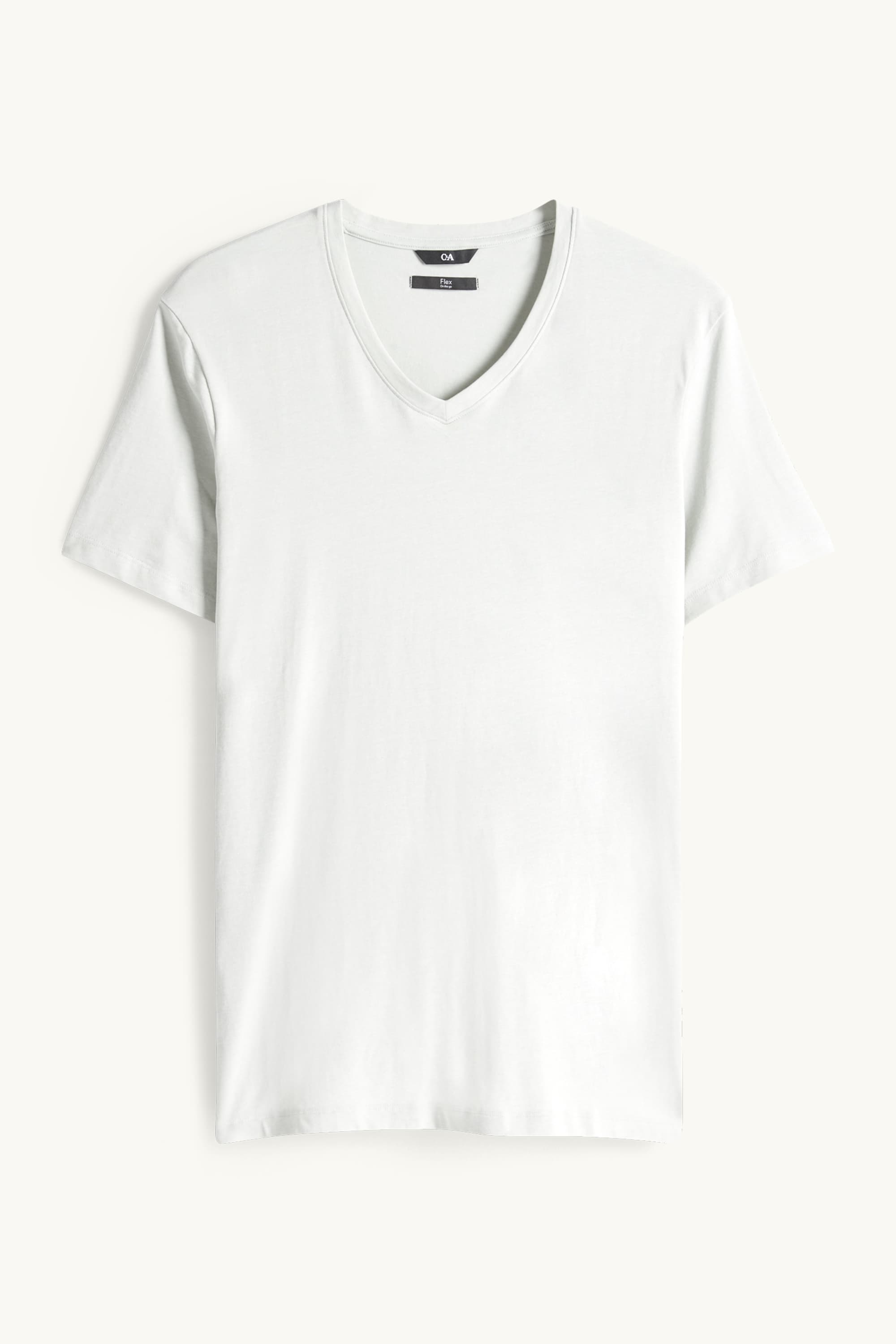 T-shirt - slim fit - Flex light gray