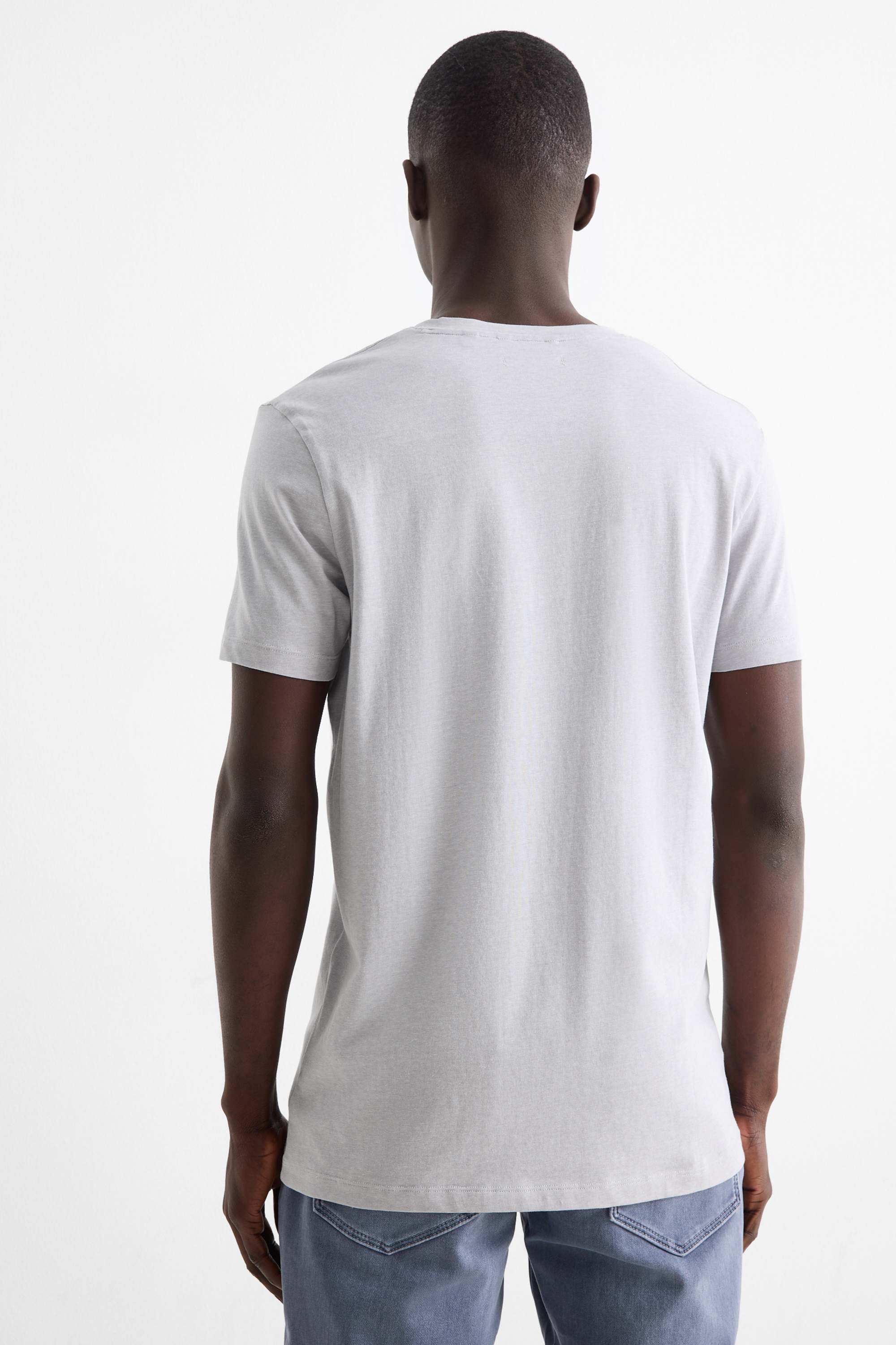 T-shirt - slim fit - Flex gray