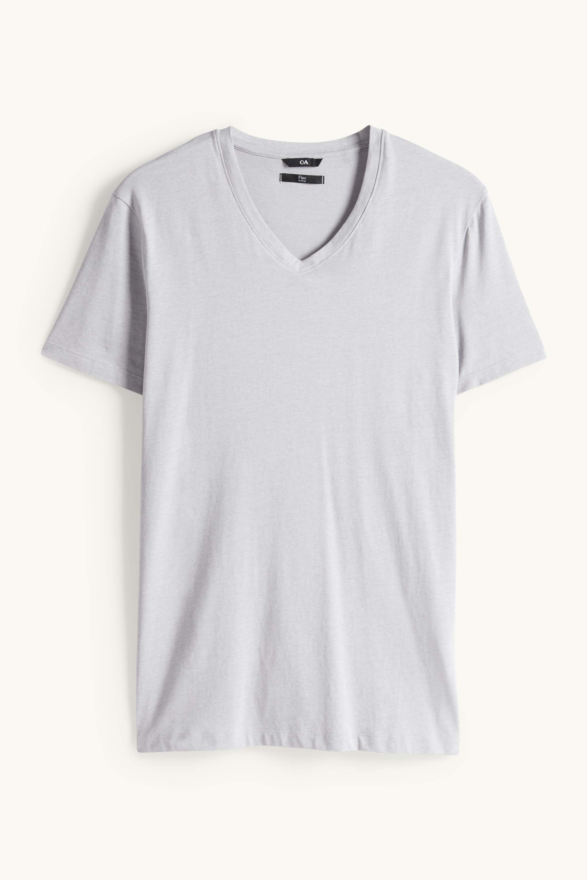 T-shirt - slim fit - Flex gray