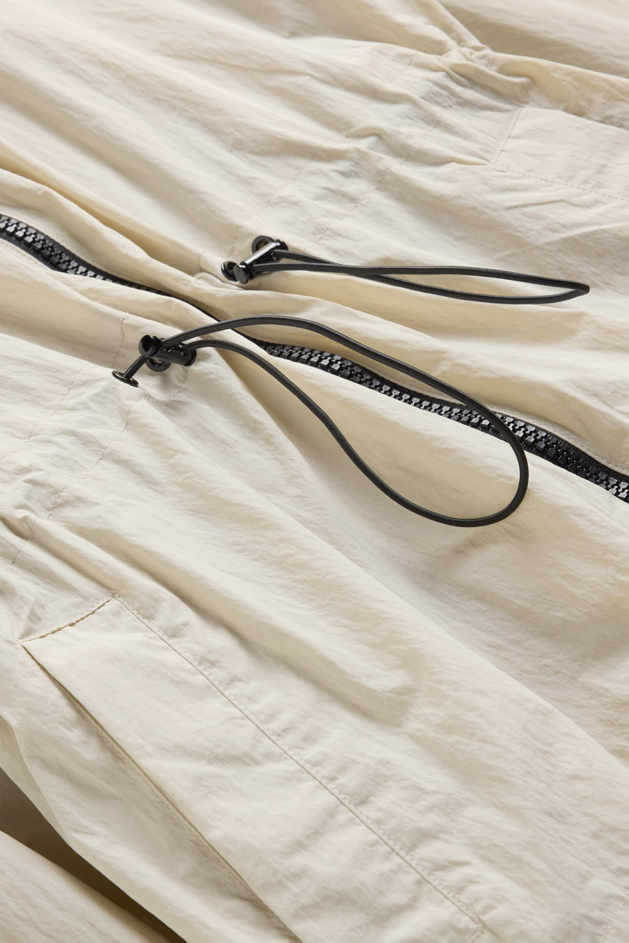 Jacket with hood cremewhite