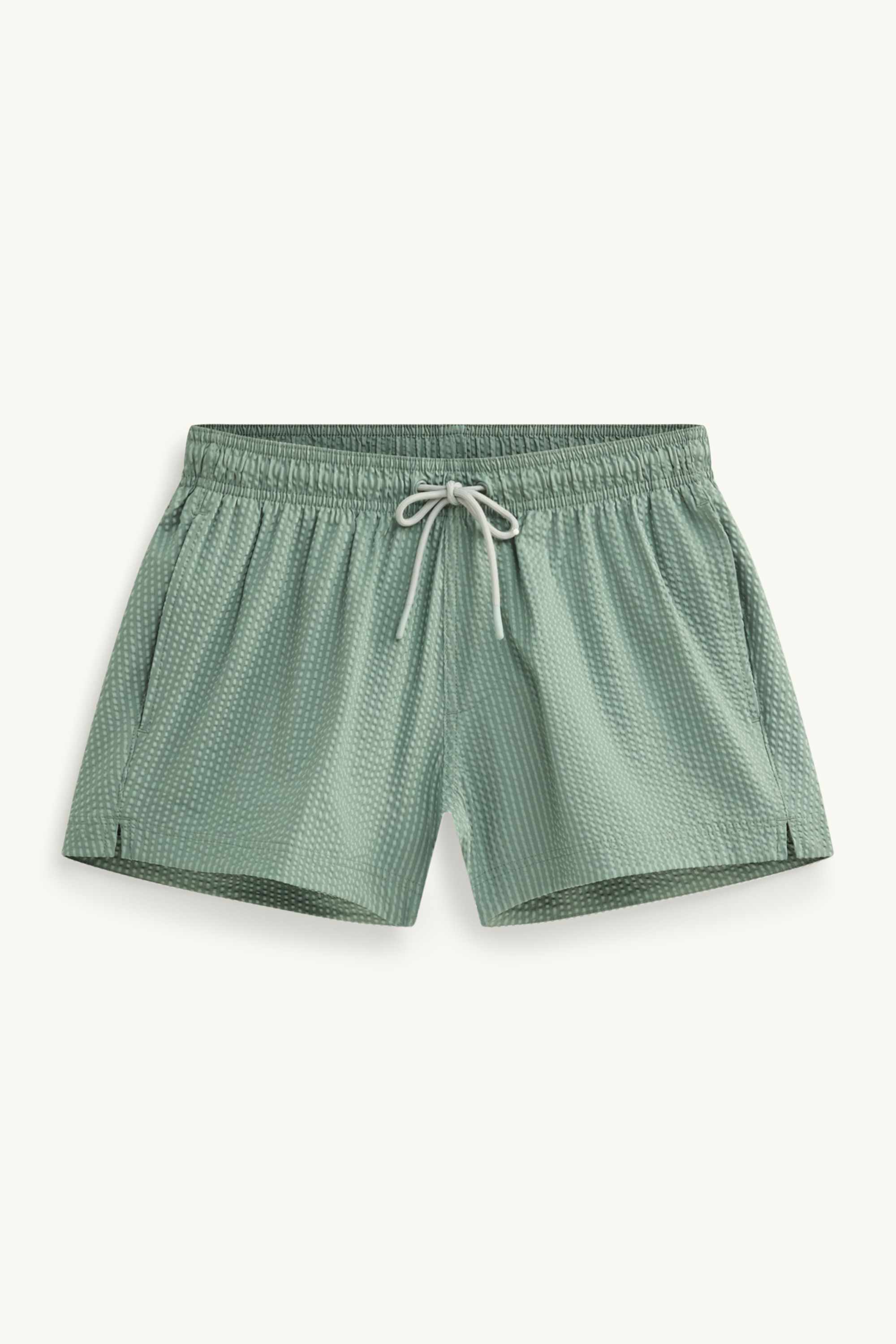 Swim shorts - textured light green