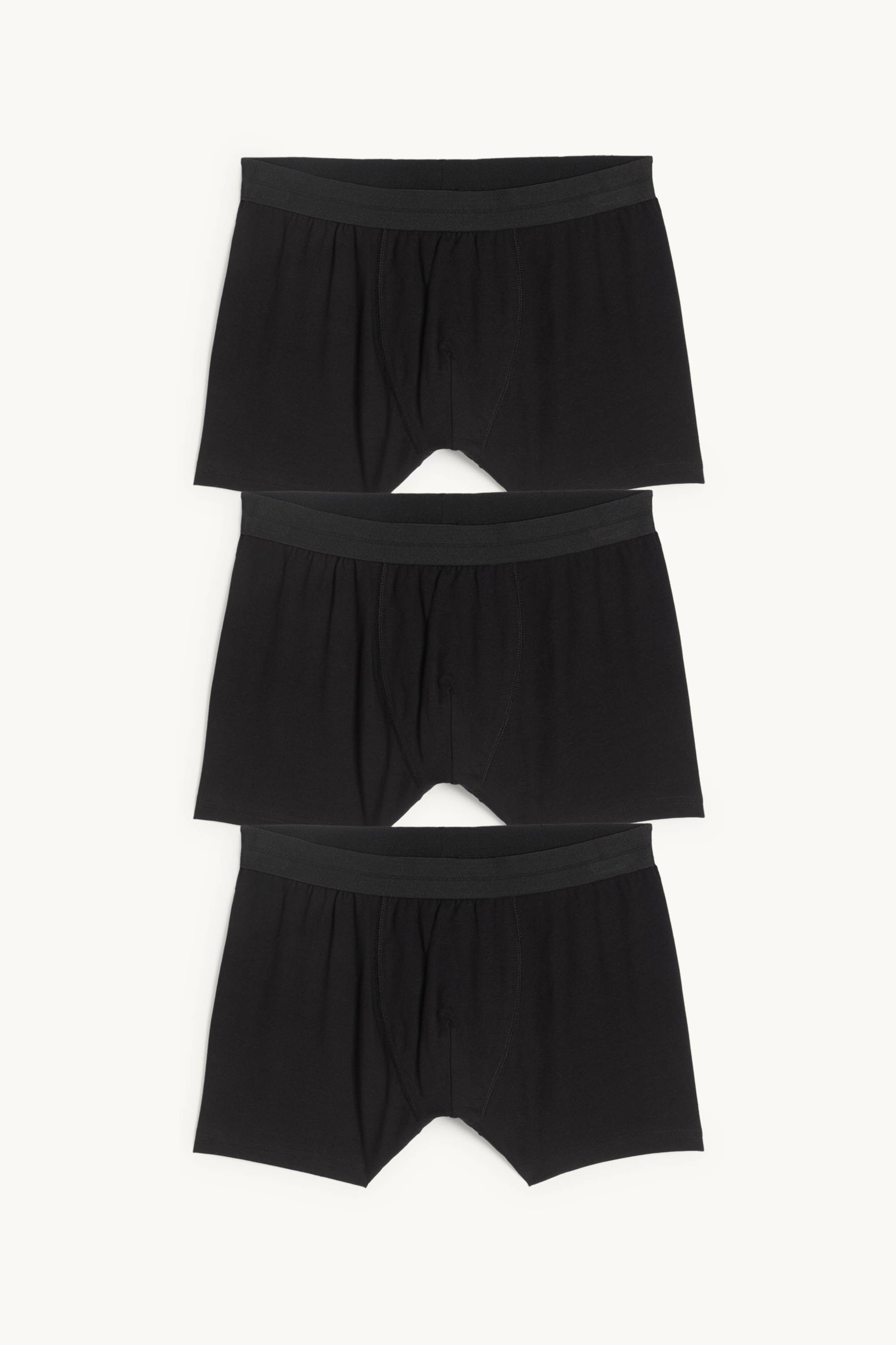 Multipack of 3 - trunks black