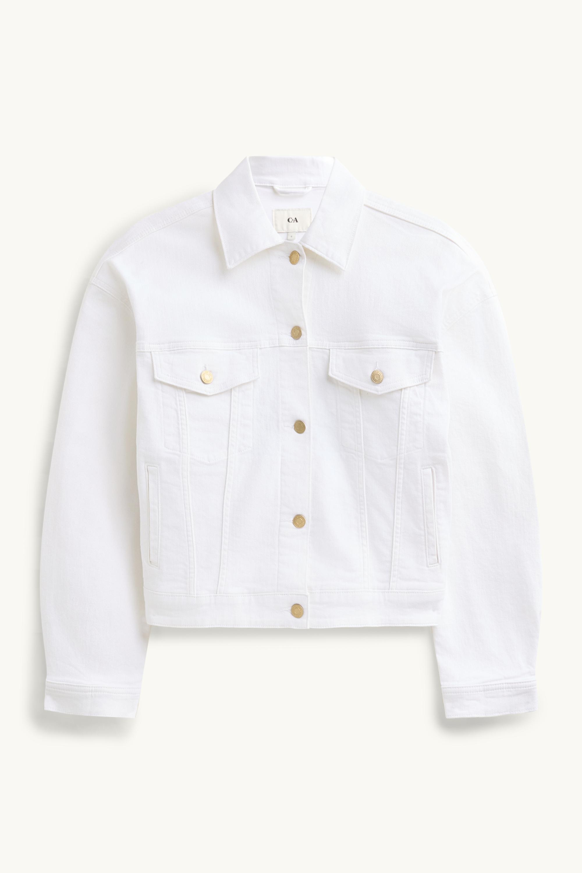 Denim jacket white