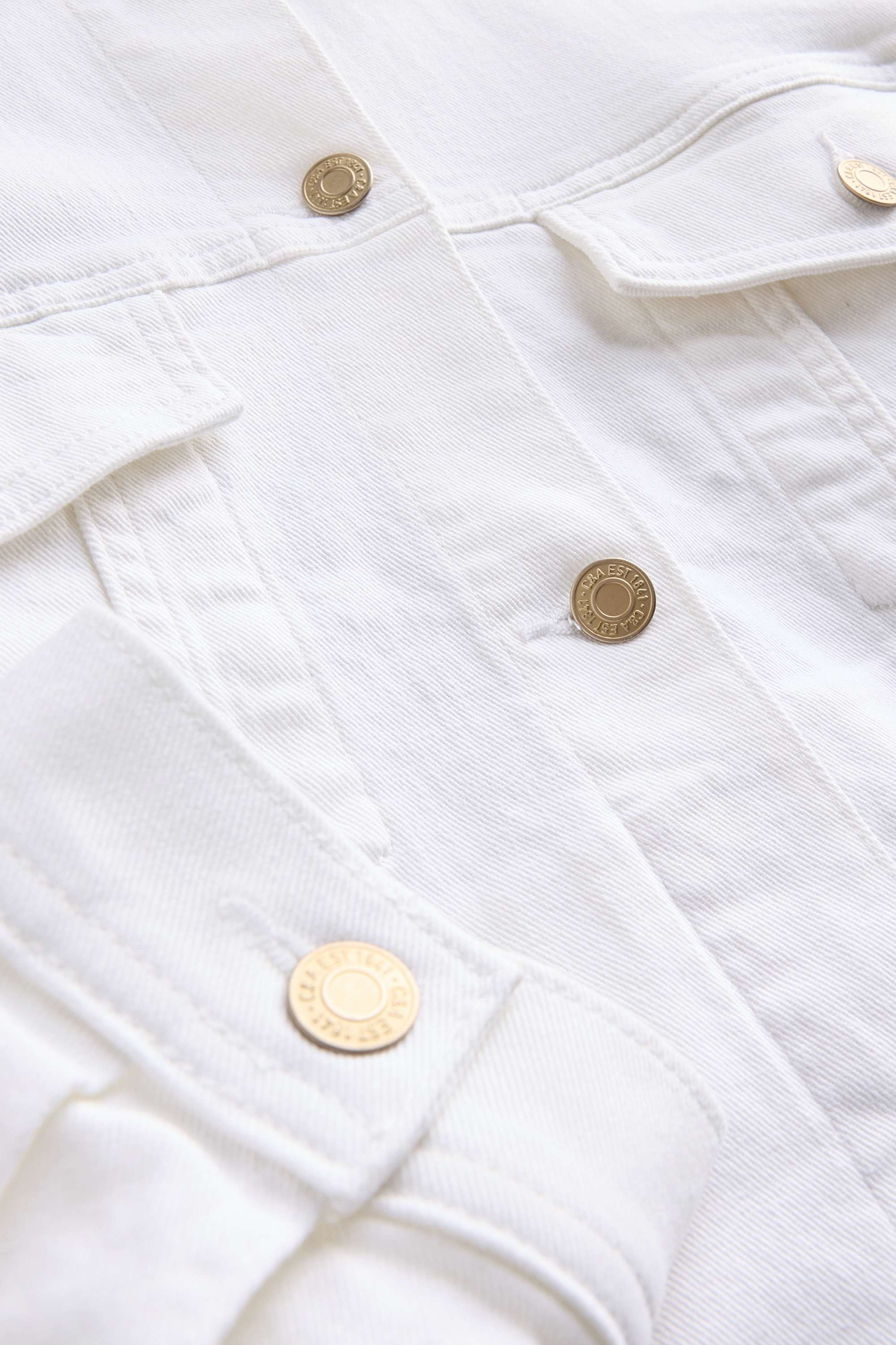 Denim jacket white