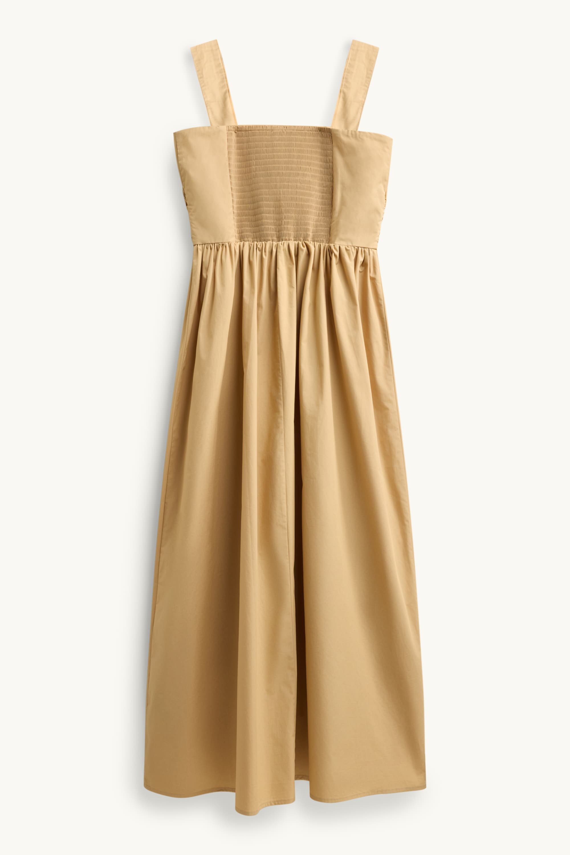 Fit & flare dress beige