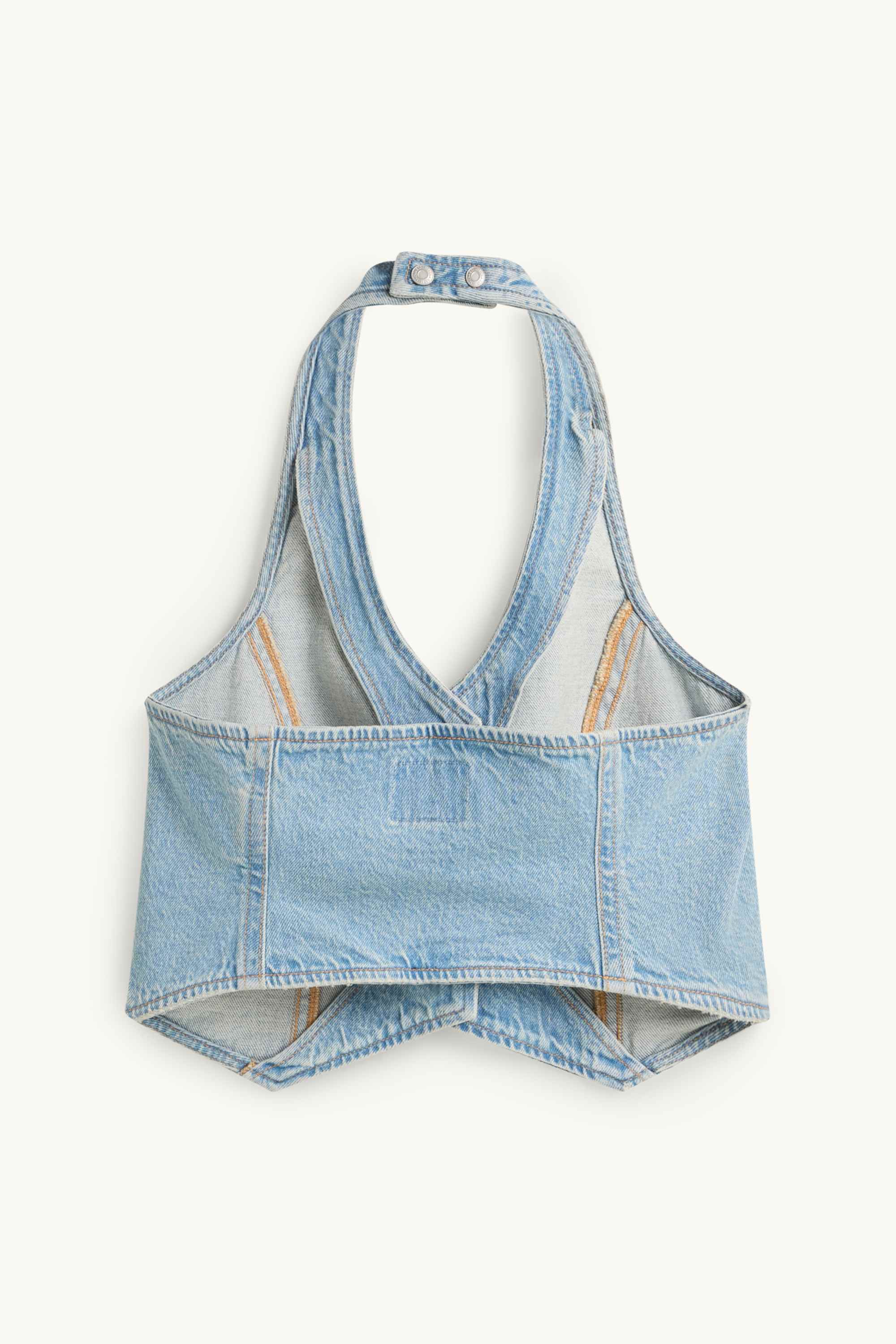 Denim top denim-light blue
