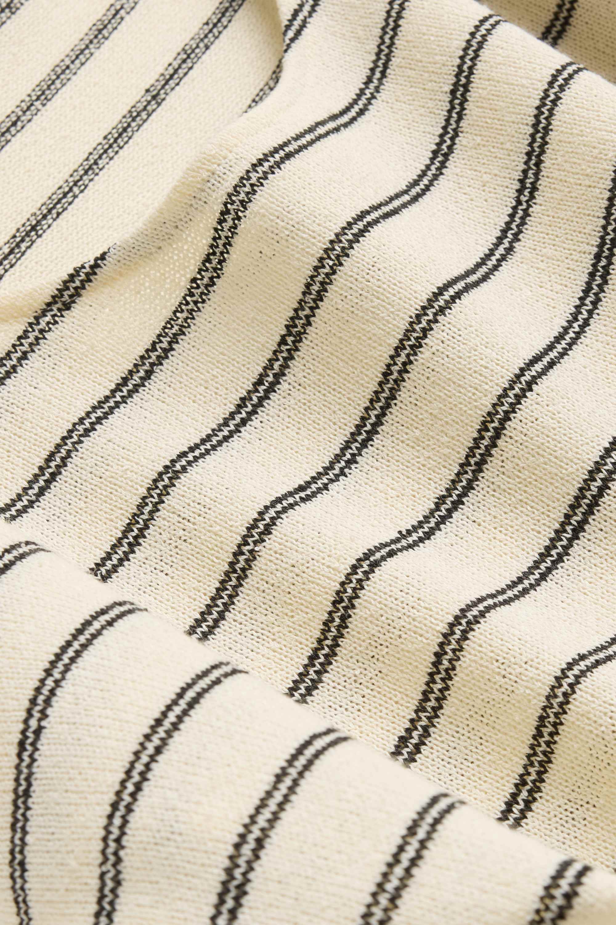 T-shirt - regular fit - striped cremewhite