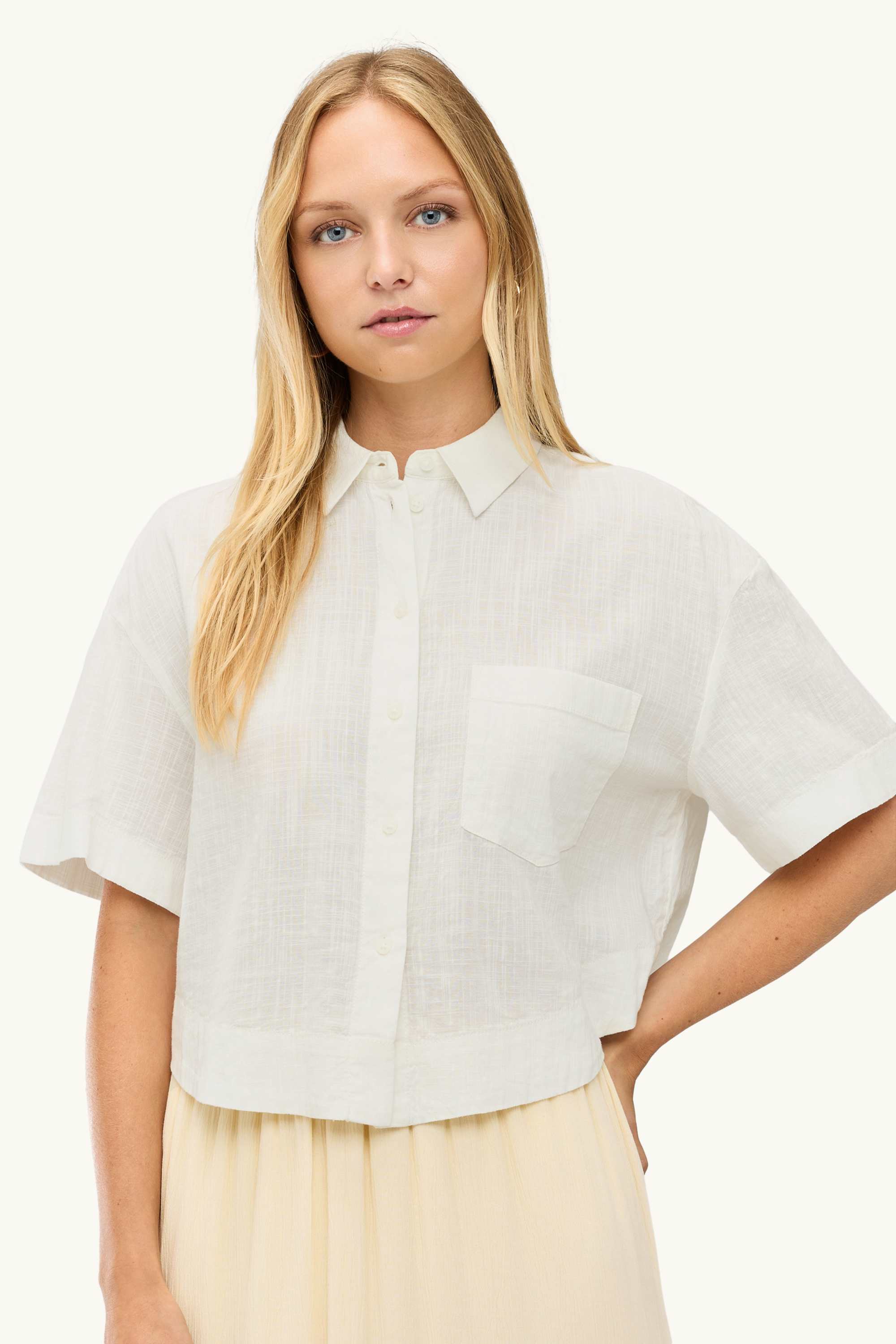 Shirt blouse white